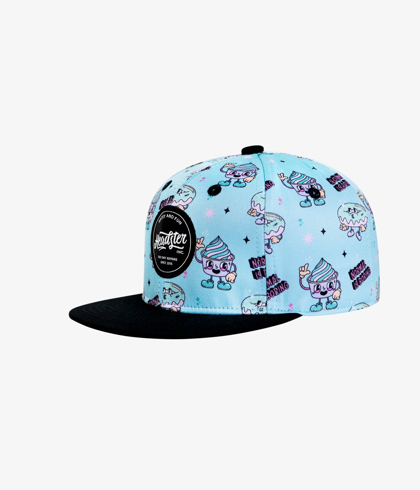 Normal is boring Snapback - Bleached aqua
