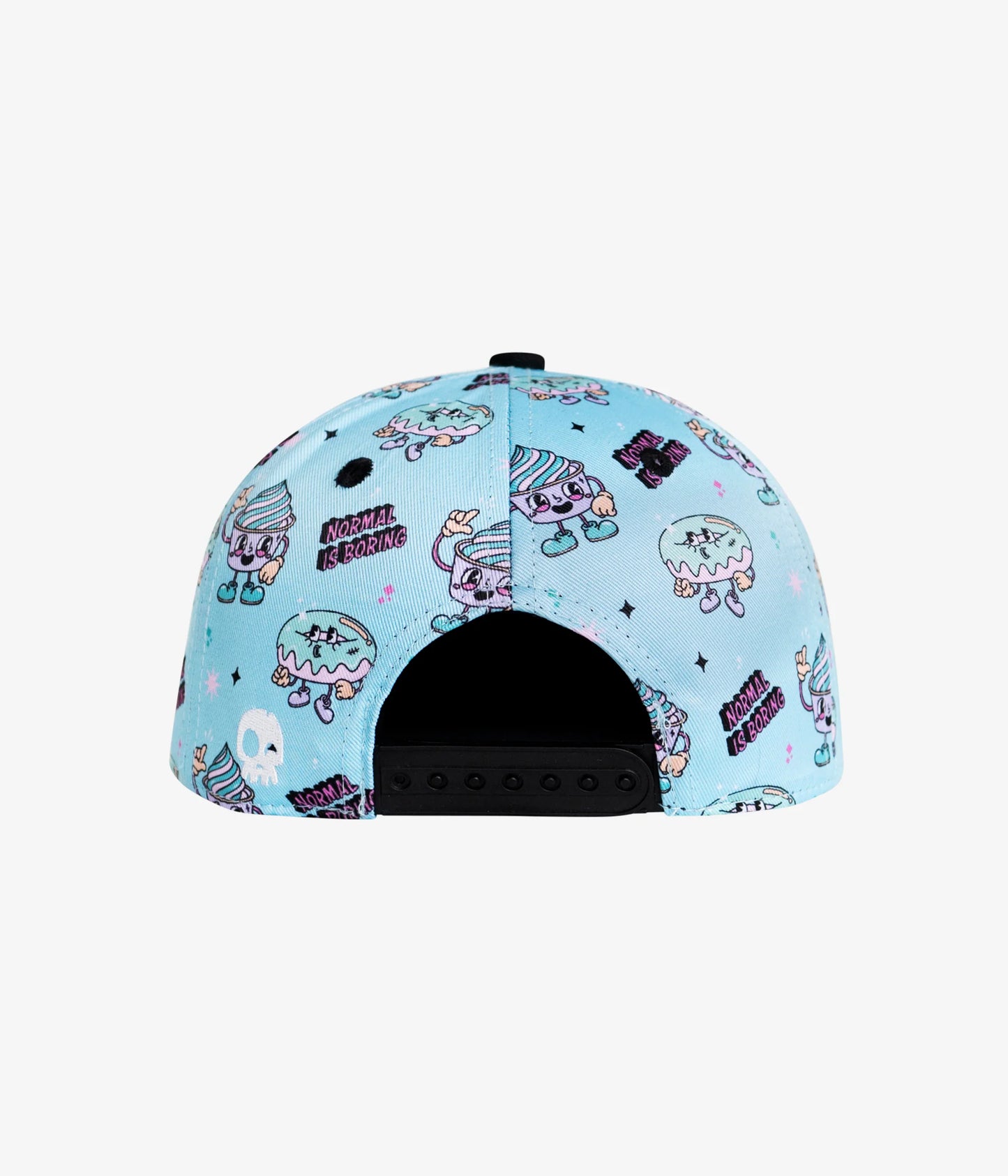Normal is boring Snapback - Bleached aqua