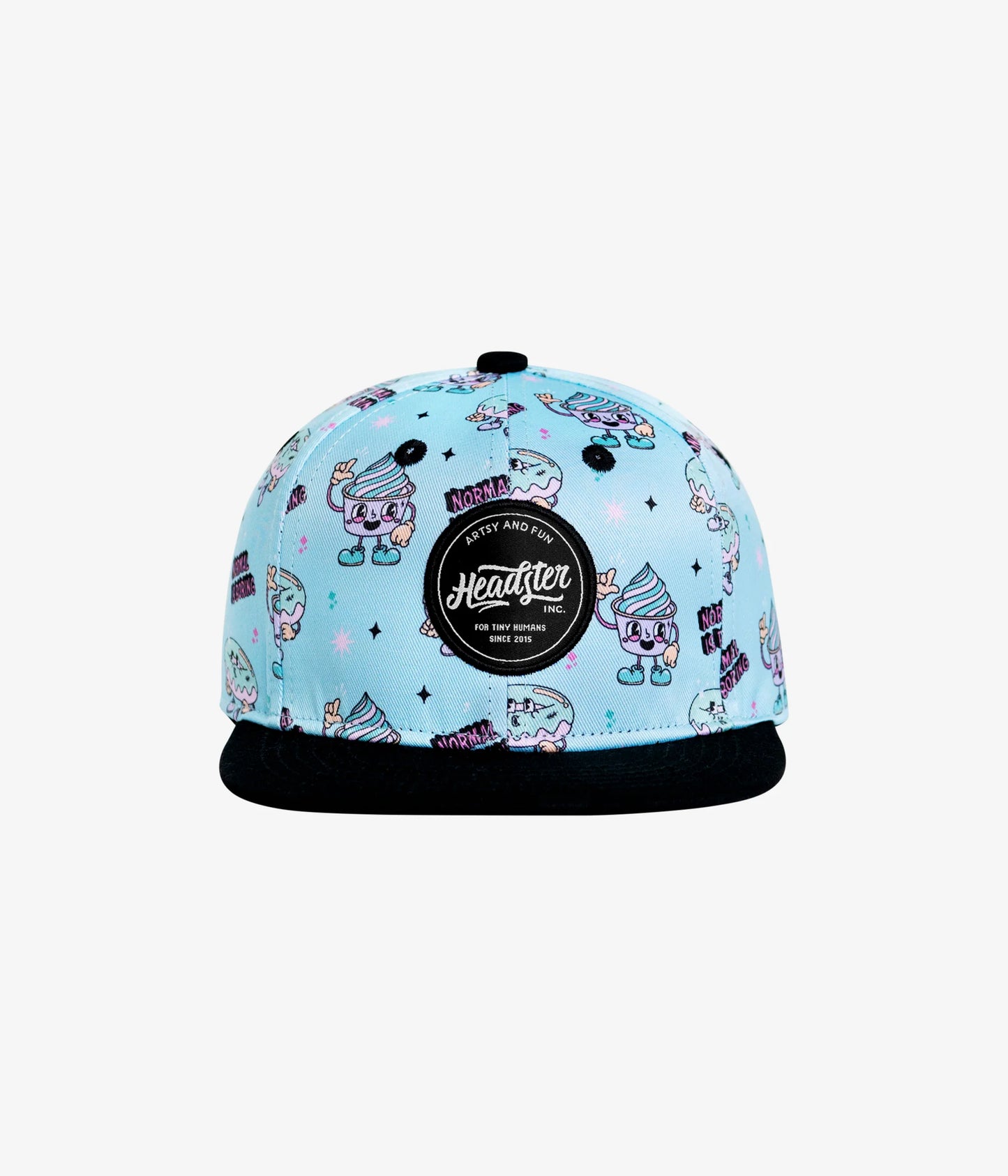 Normal is boring Snapback - Bleached aqua