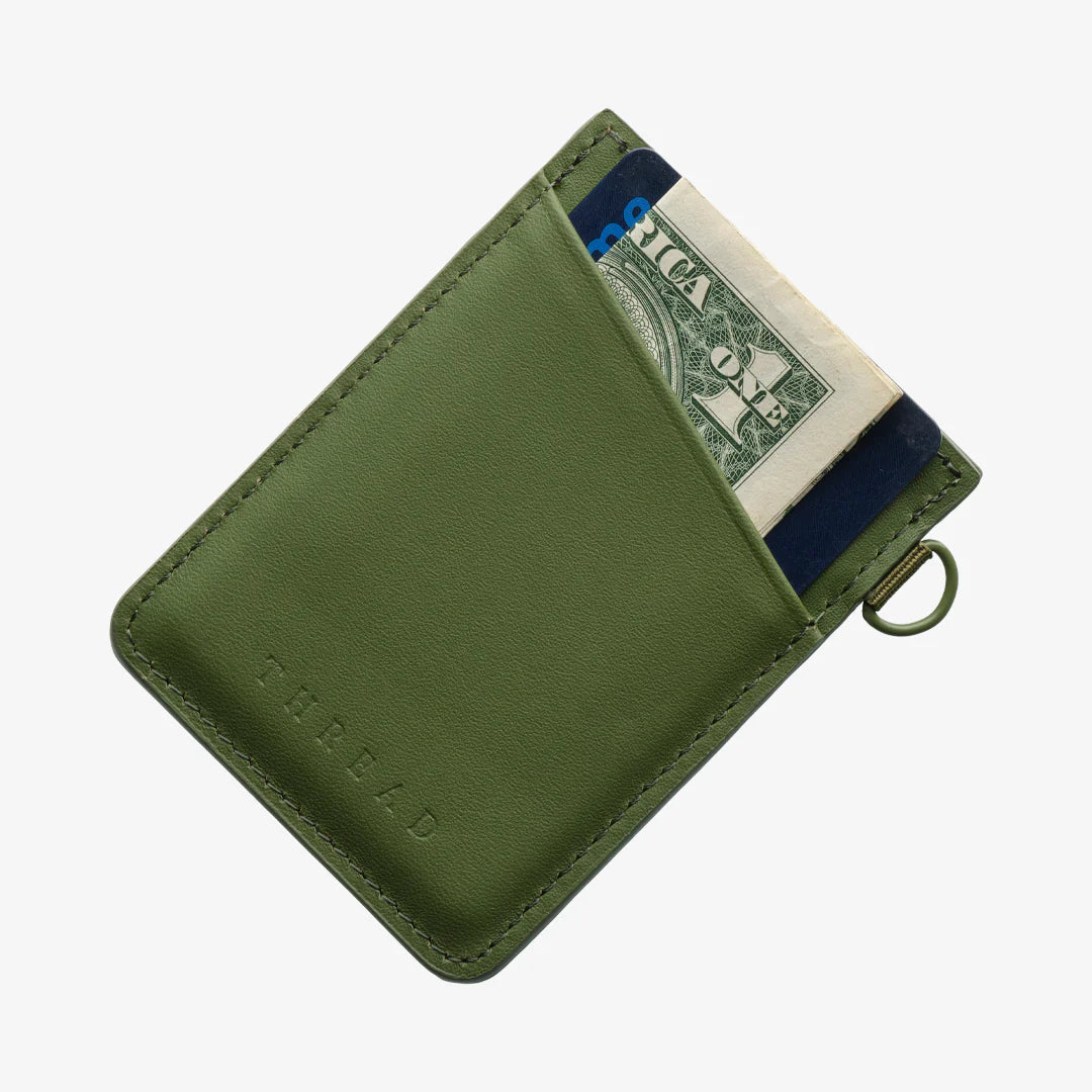 Olive Vertical Wallet
