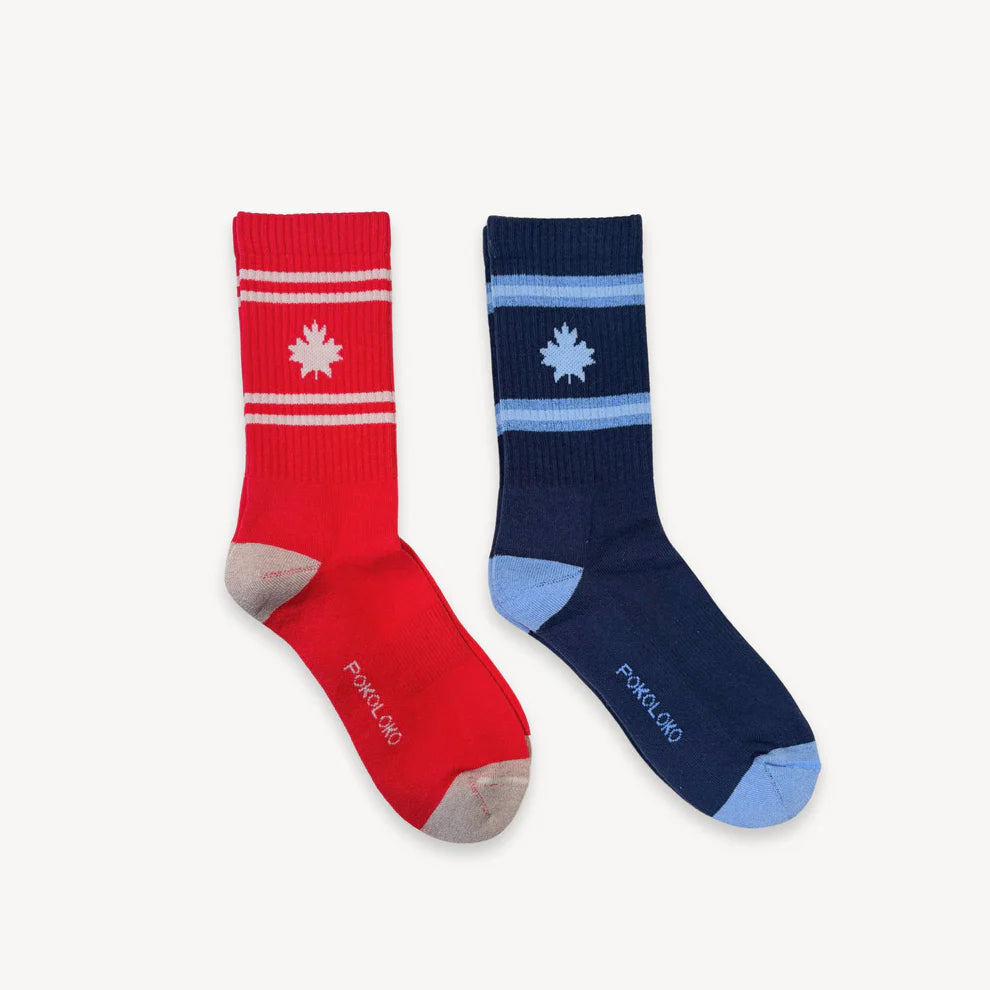 Pack of 2 Pima Socks - Canadian Varsity
