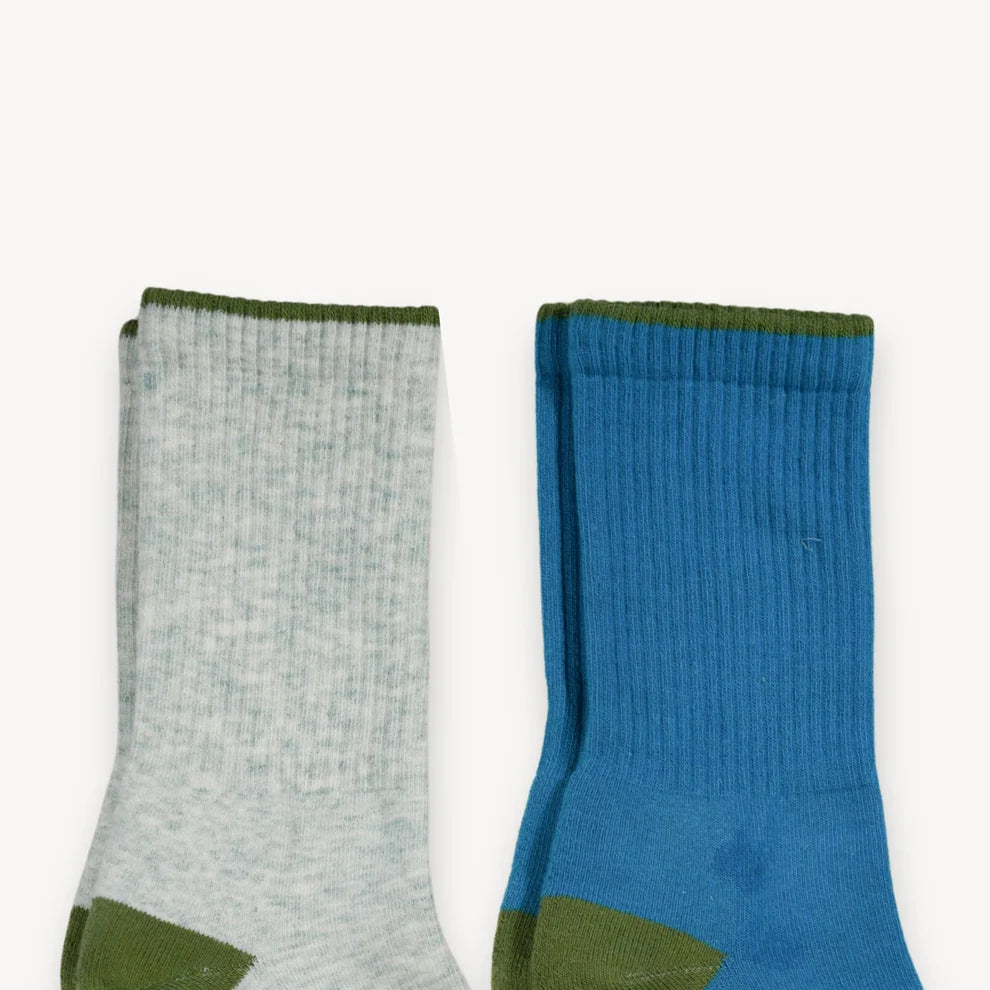 Pack of 2 Heel Toe Socks - Sour Pickle