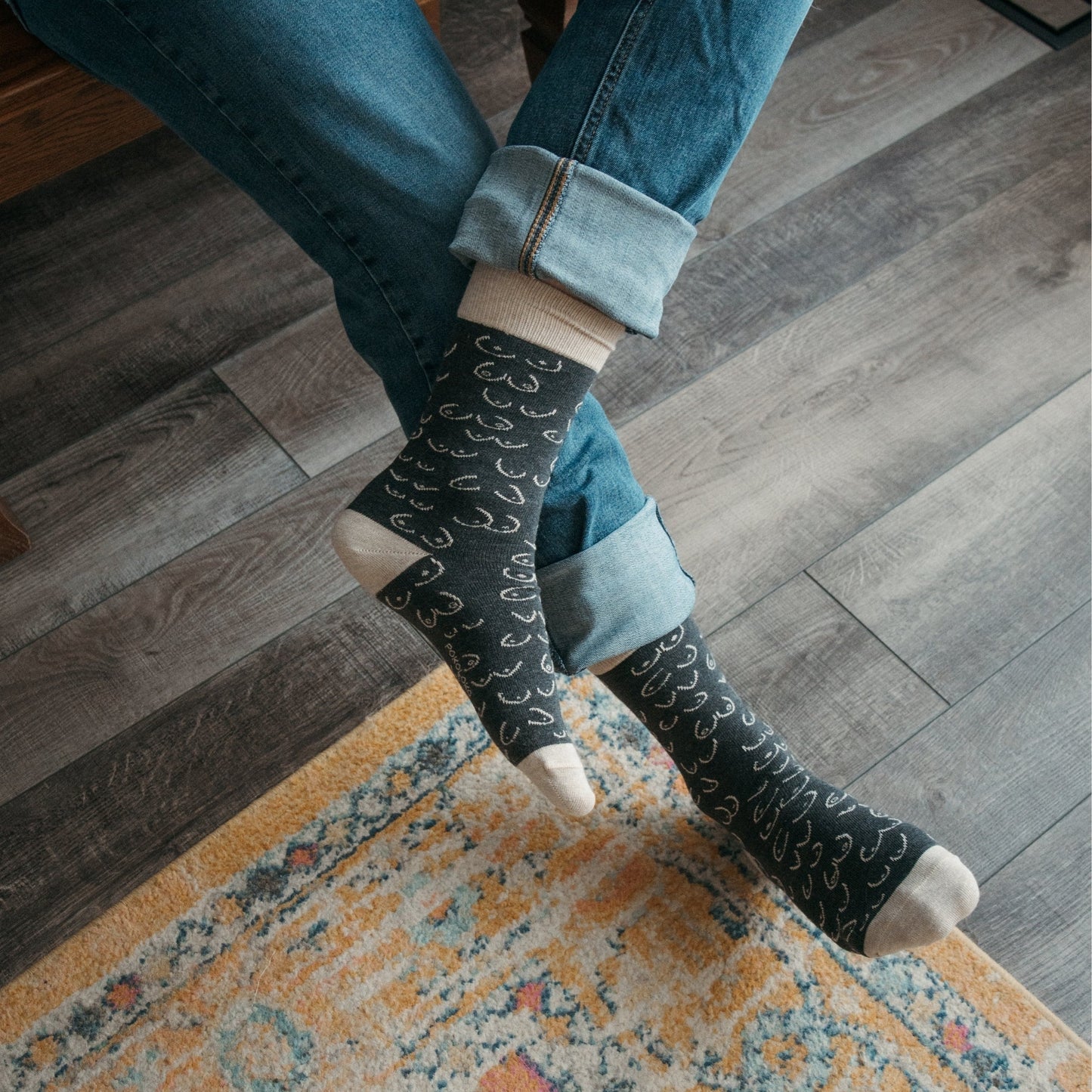 Pack of 2 Pima Cotton Socks - Boobie