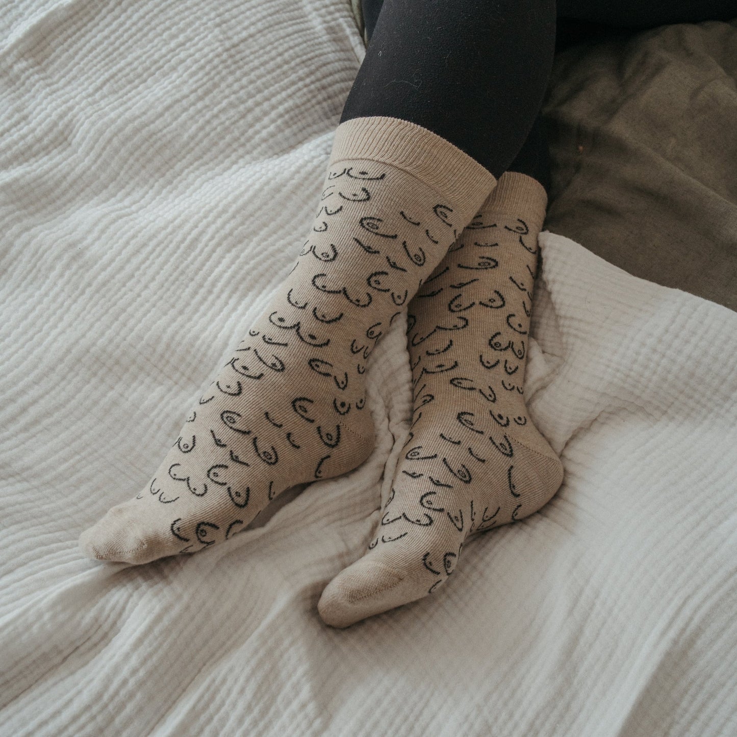 Pack of 2 Pima Cotton Socks - Boobie