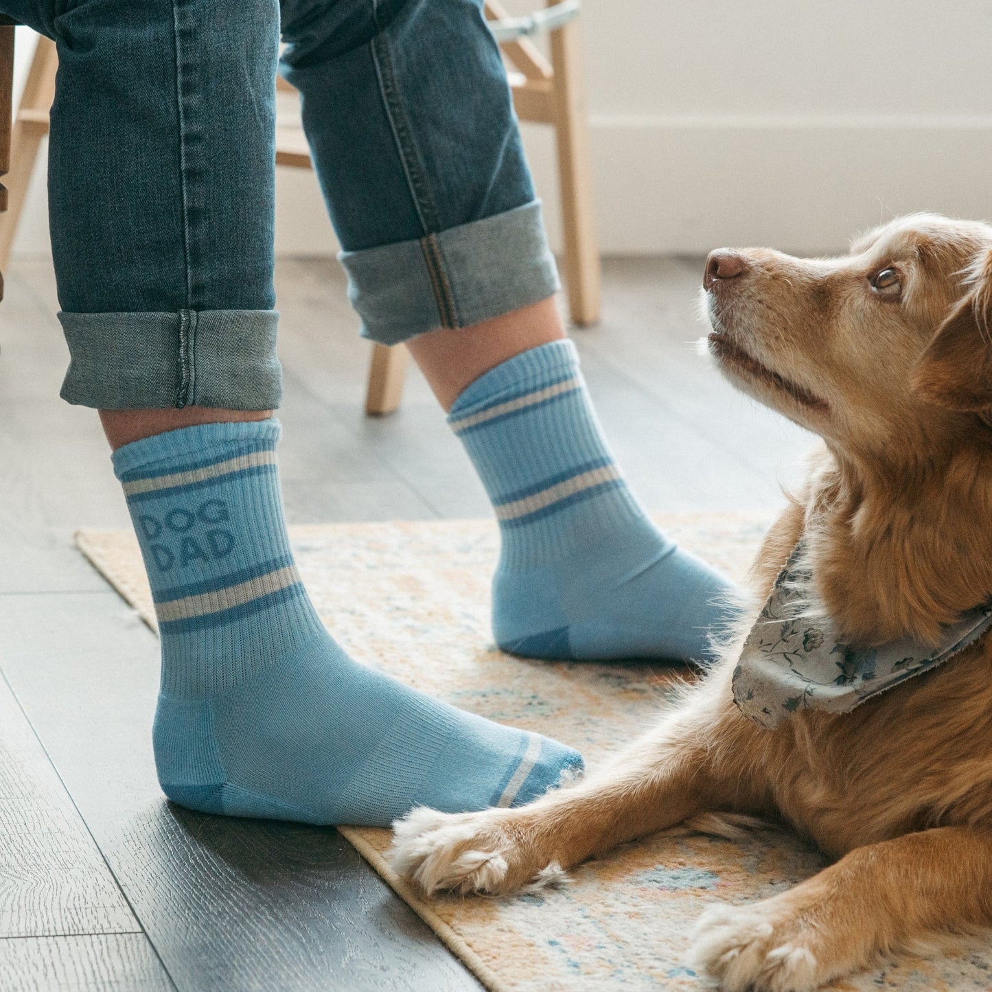 Pack of 2 Pima Cotton Socks - Dog Dad