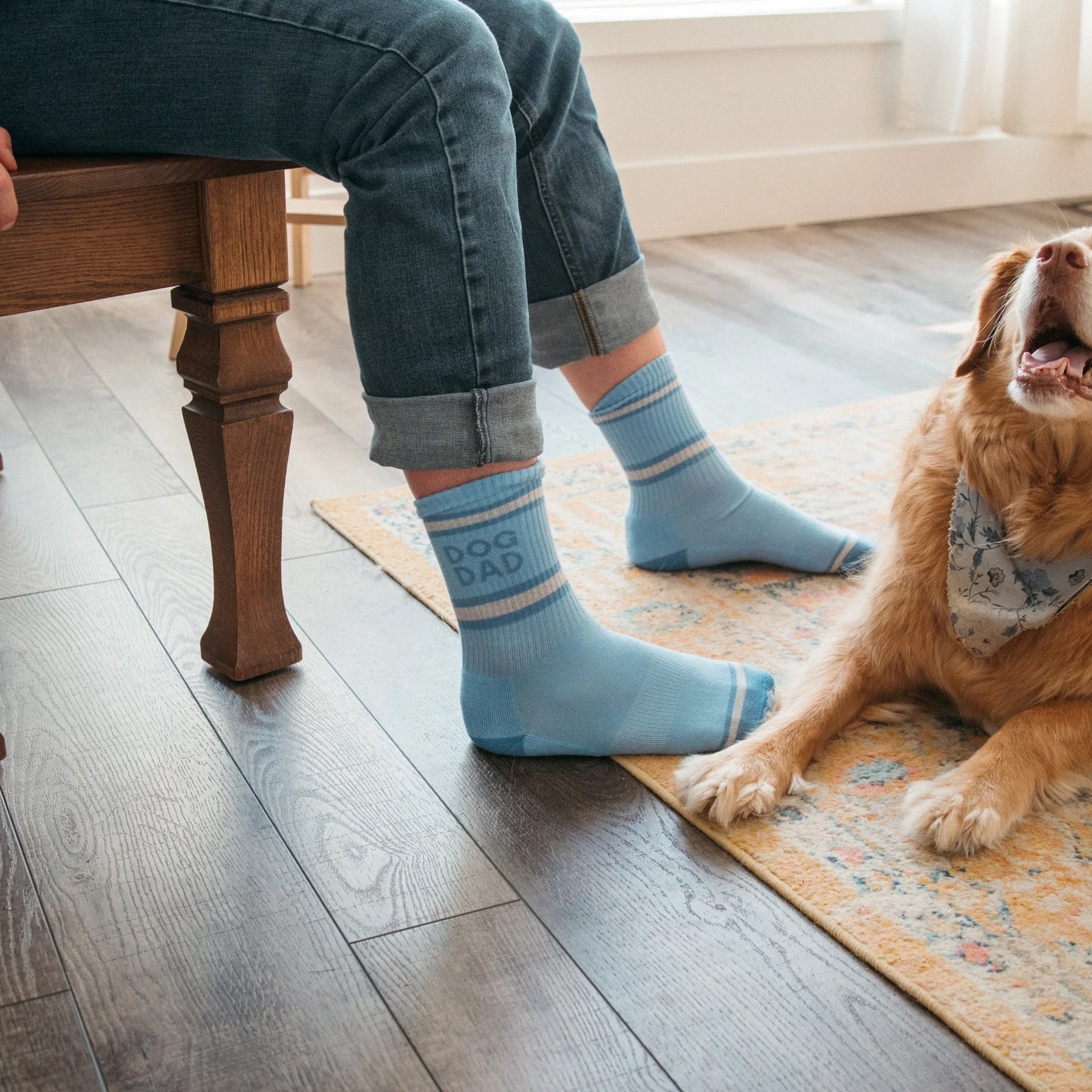 Pack of 2 Pima Cotton Socks - Dog Dad
