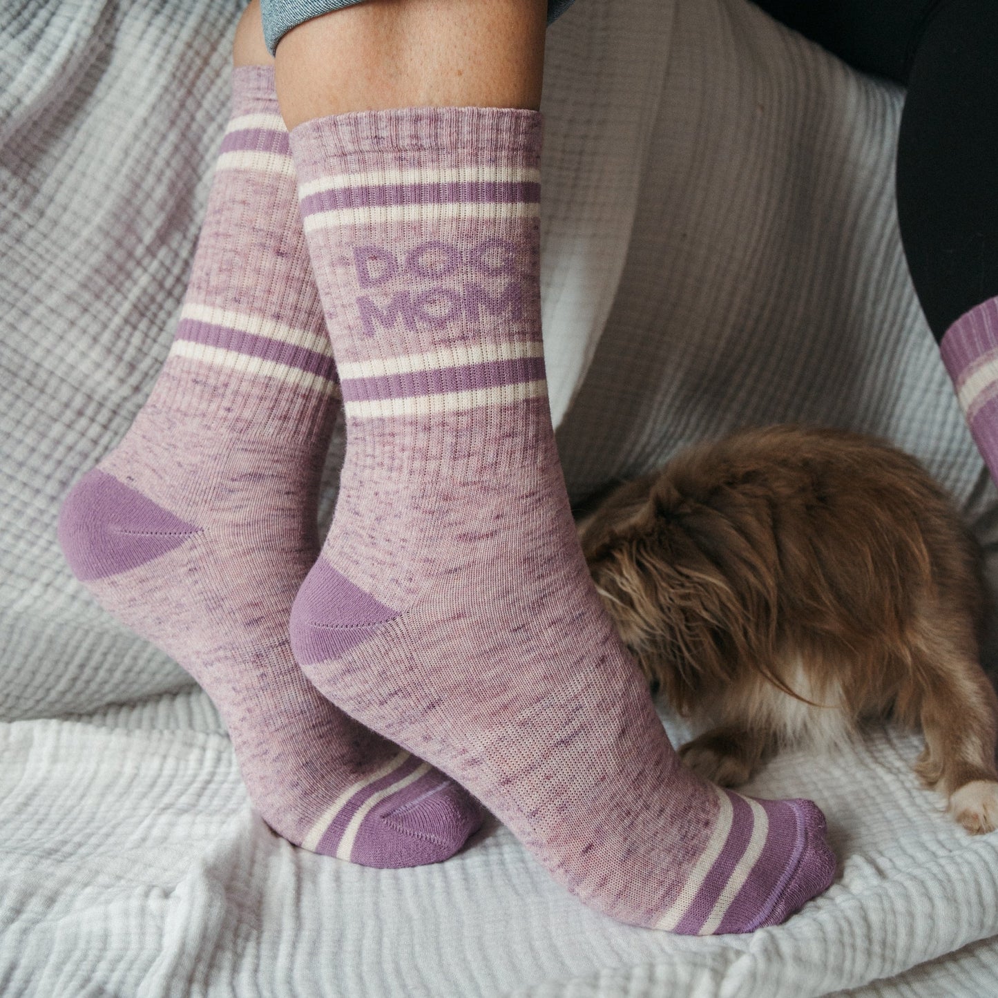 Pack of 2 Pima Cotton Socks - Dog Mom
