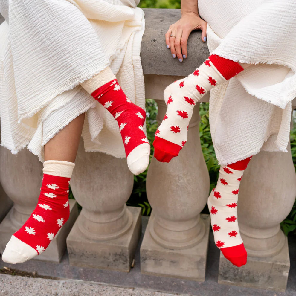 Pack of 2 Pima Socks - Oh Canada
