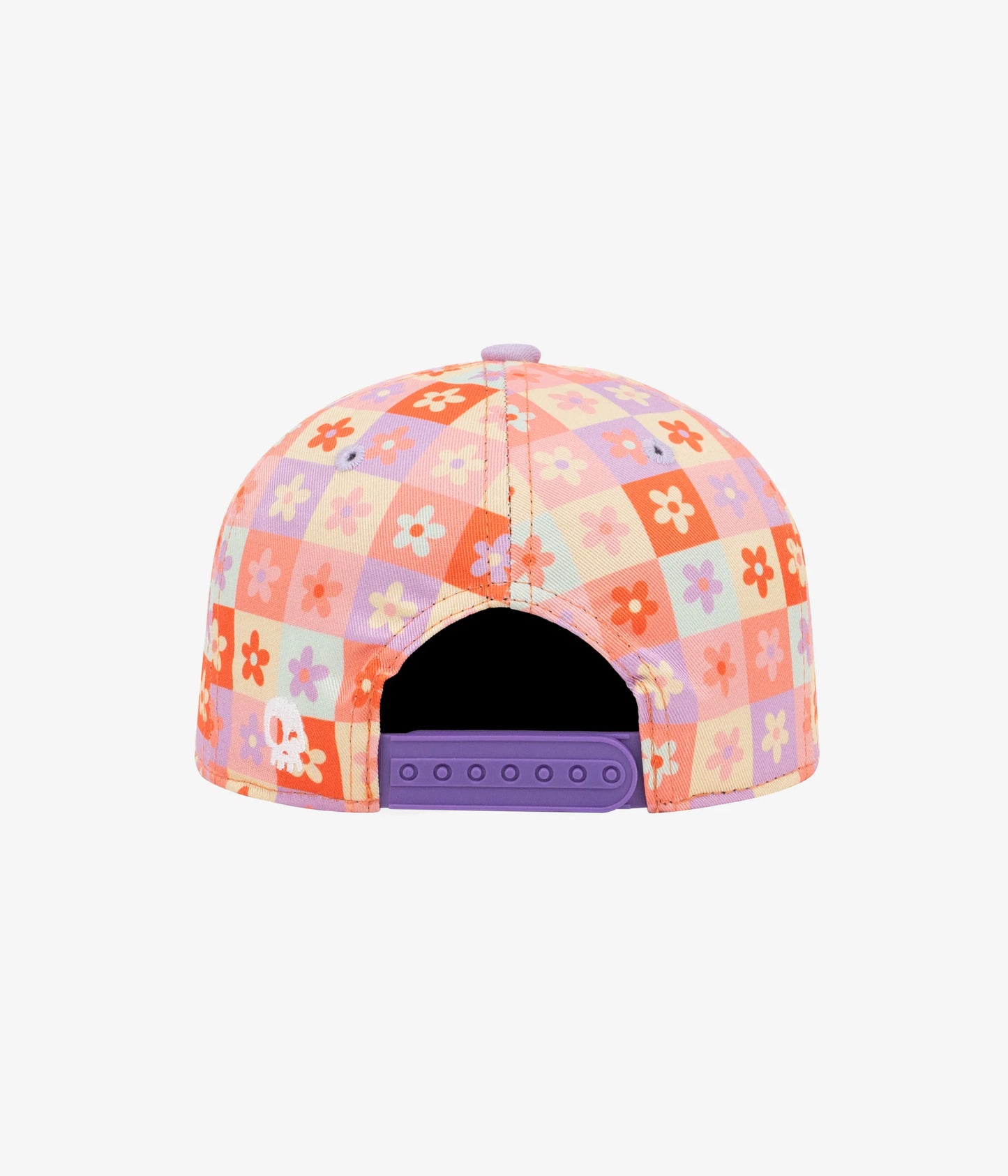 Quilty Flower Snapback - Squash