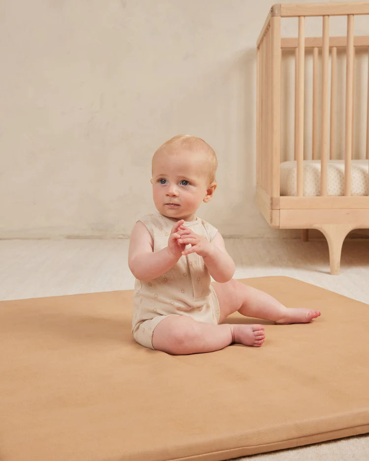 Ribbed Henley Romper - Suns