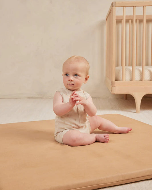 Ribbed Henley Romper - Suns