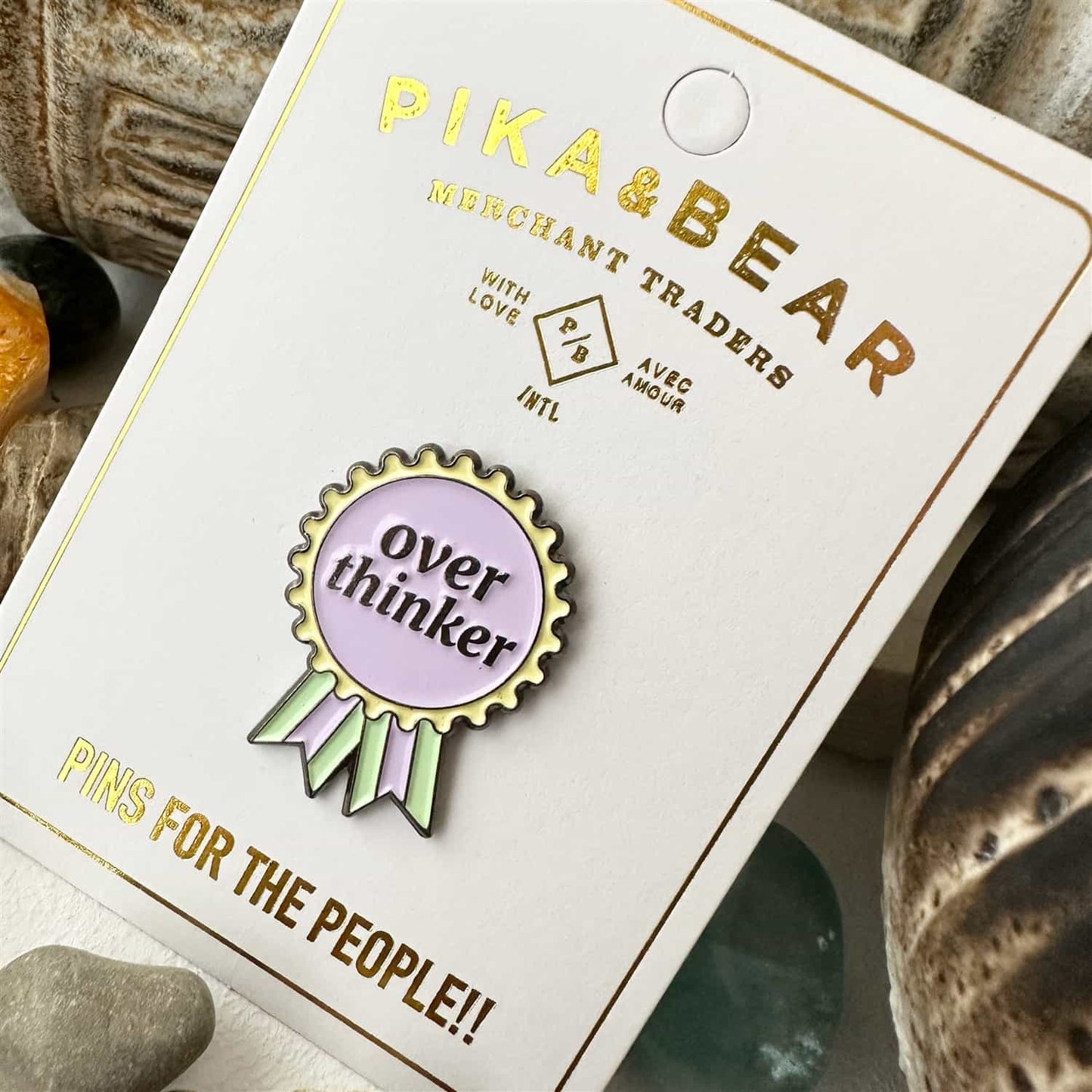 Rumination Overthinker Award Enamel Pin - Enamel Pin