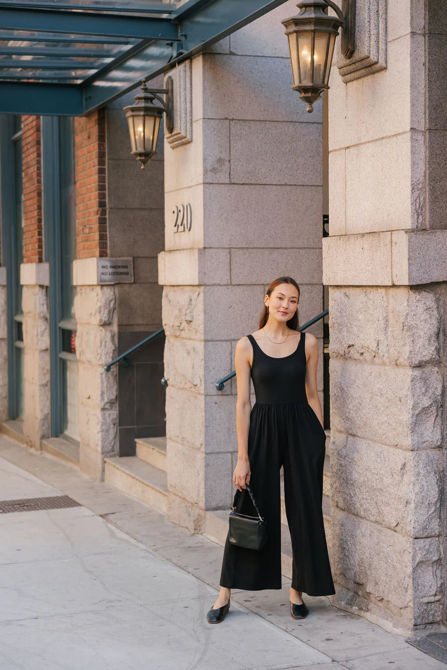Camille Romper - Midnight Black