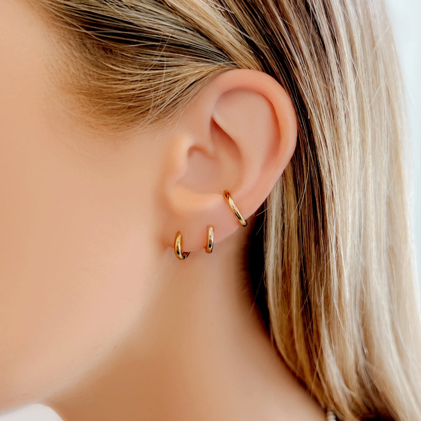 Sage Earrings - Hoop