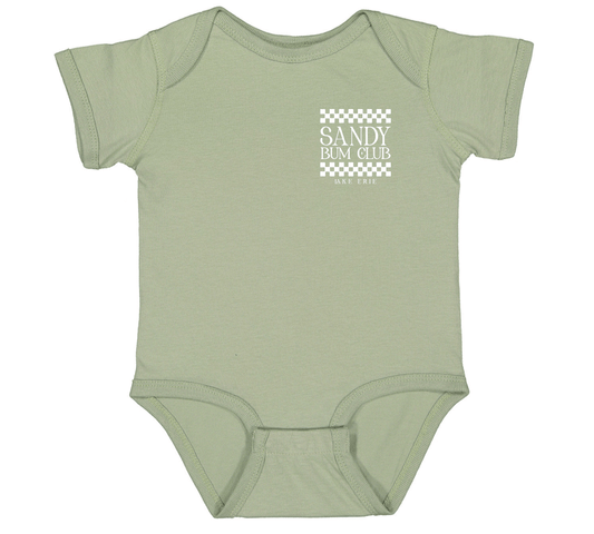 Sandy Bum Club Baby Onesie - Sage