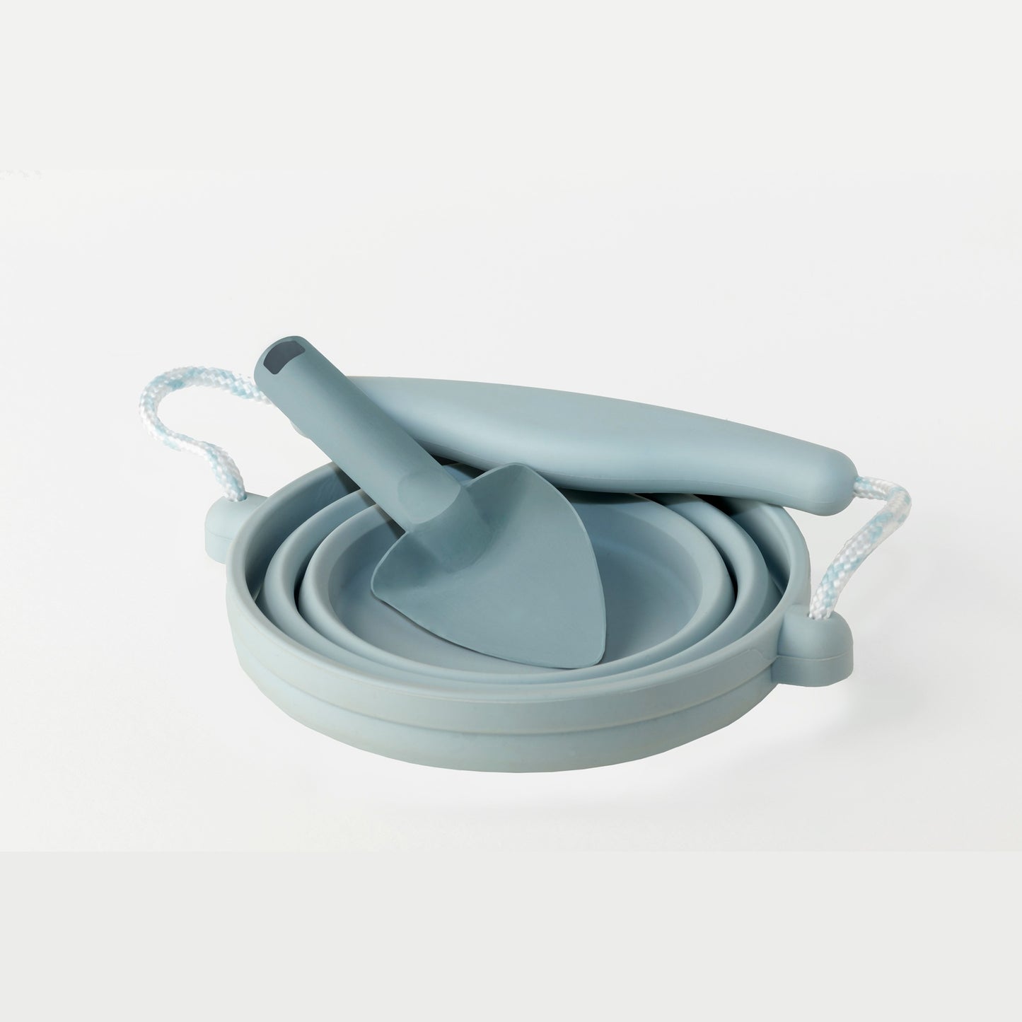 Scrunch Seedling Pot and Trowel Set - Sage