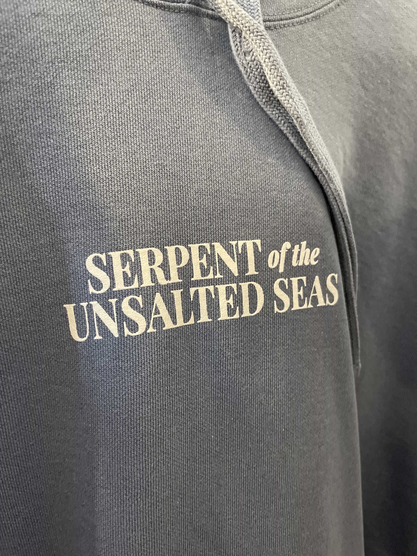 Serpent of the Unsalted Sea Hoodie - Lake Blue