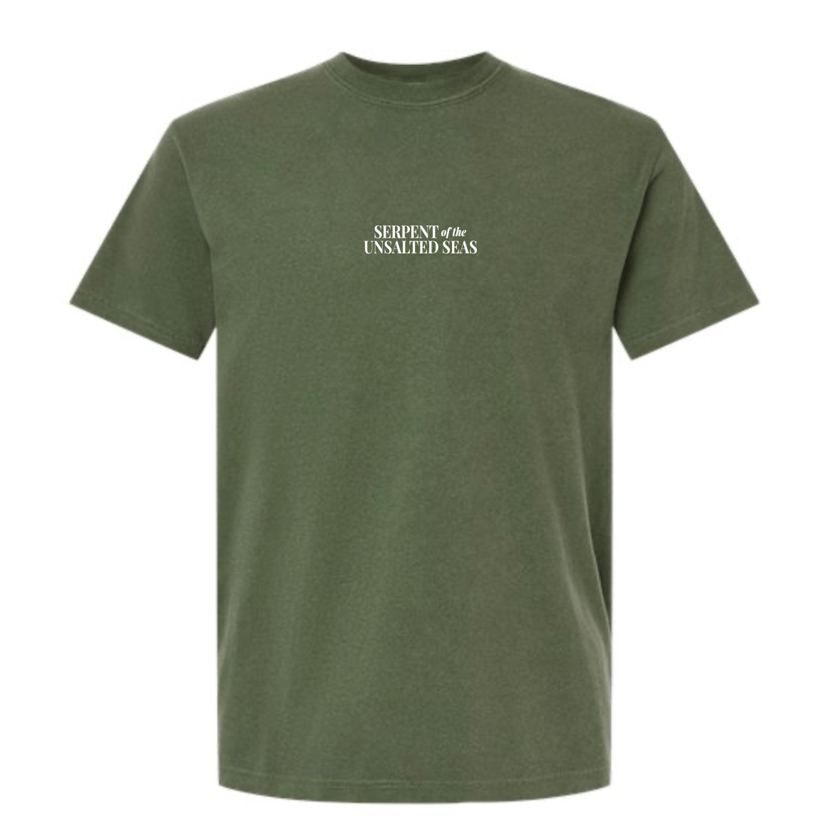 Serpent of the Unsalted Sea Tee - Seaweed