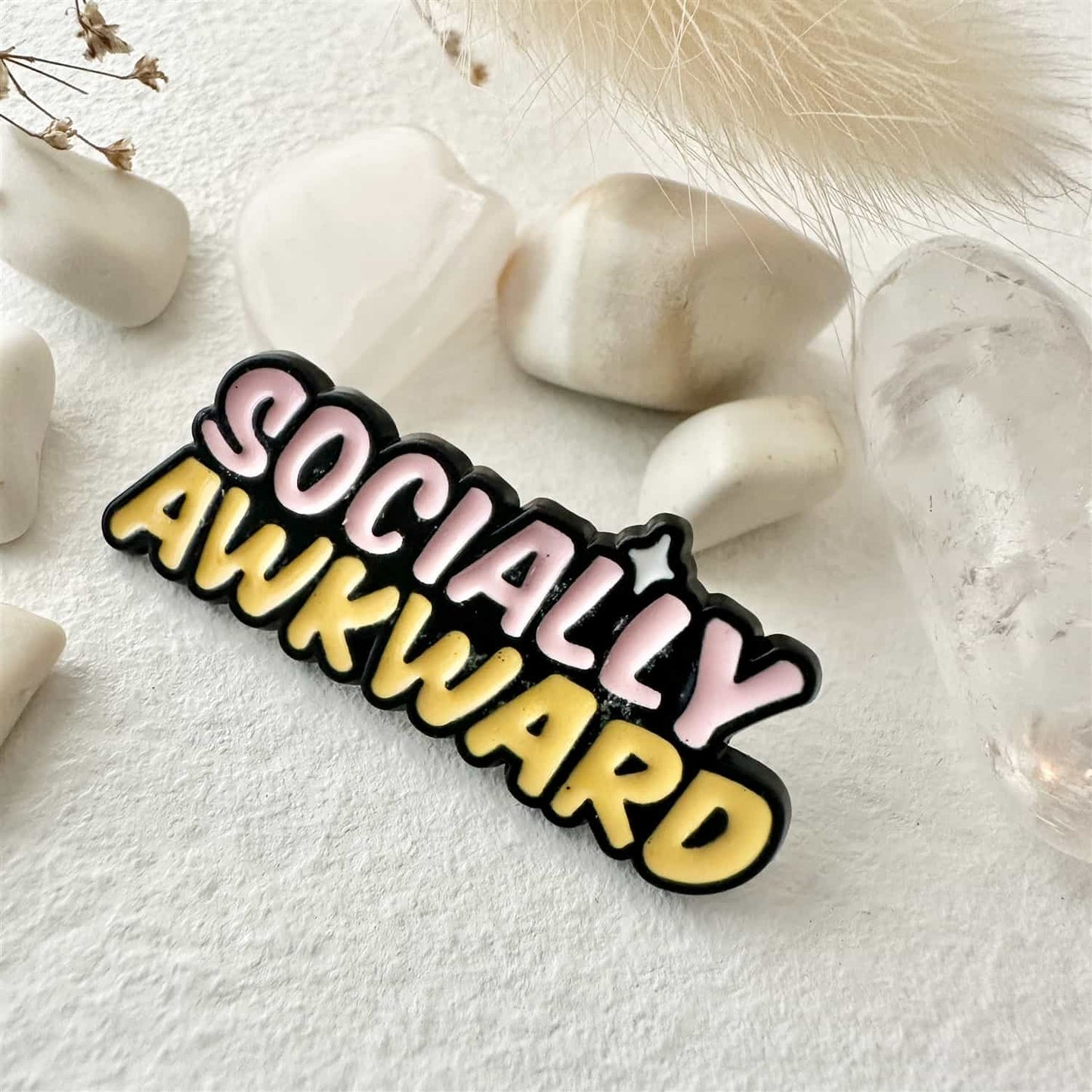 Socially Awkward Enamel Pin