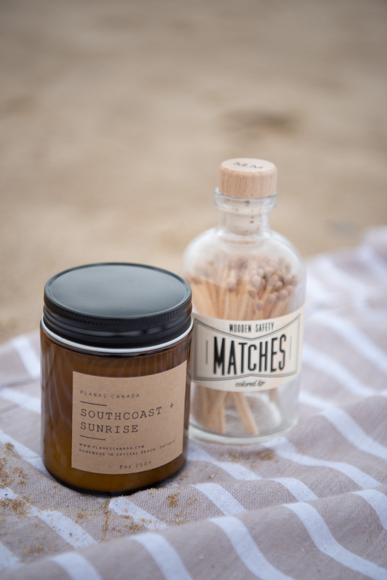 South Coast Sunrise - Wood Wick Soy Candle