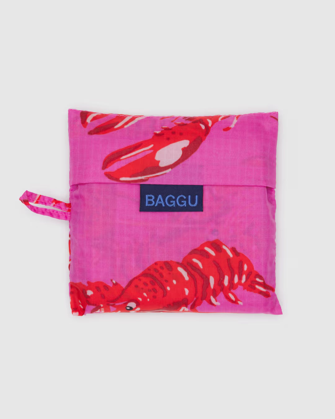 Standard Baggu Reusable Bag - Pink Lobster
