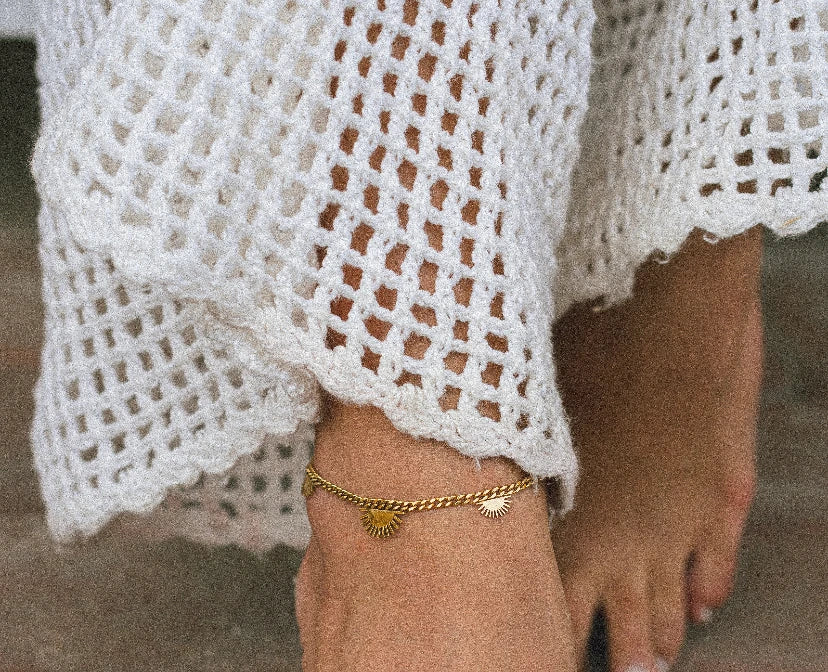 Sunny Days Anklet - Gold