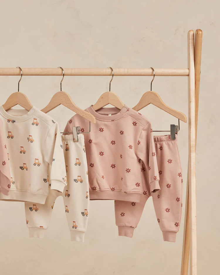 Daisies Sweatpants - Blush