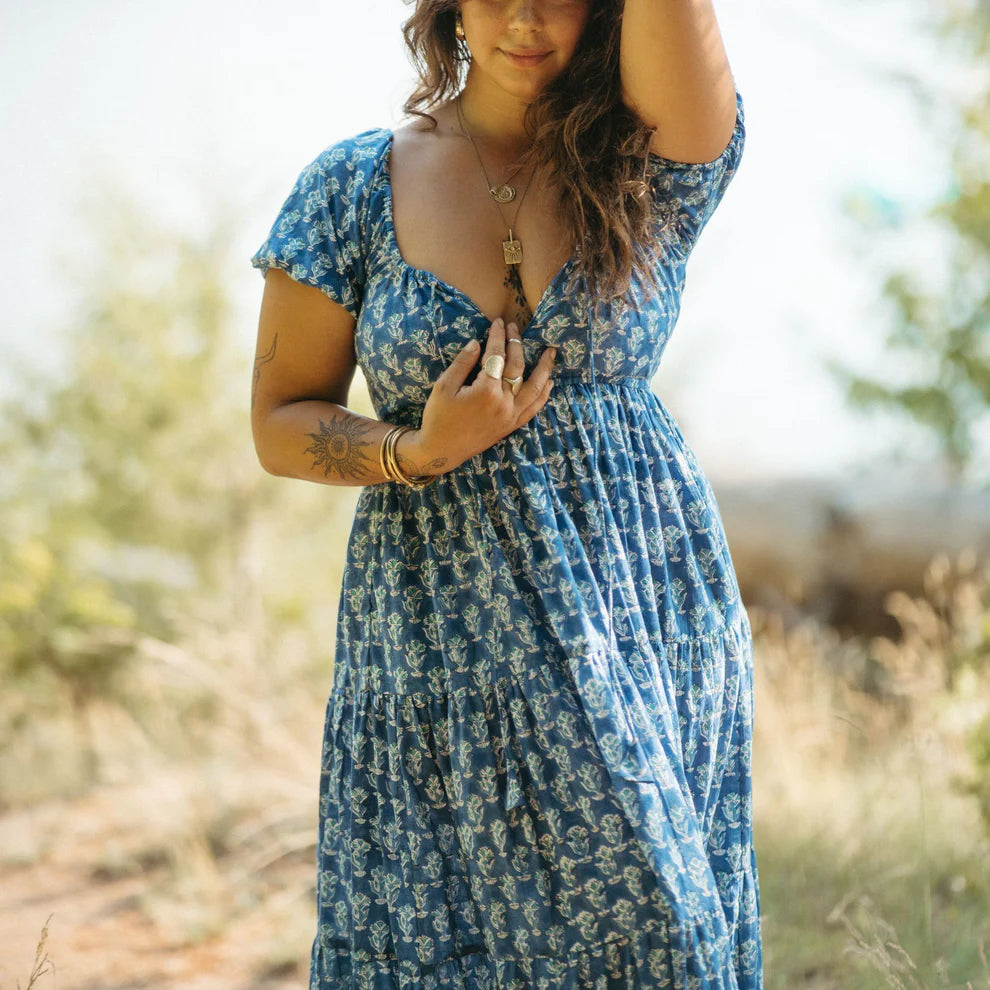 Tara Maxi Dress - Sapphire
