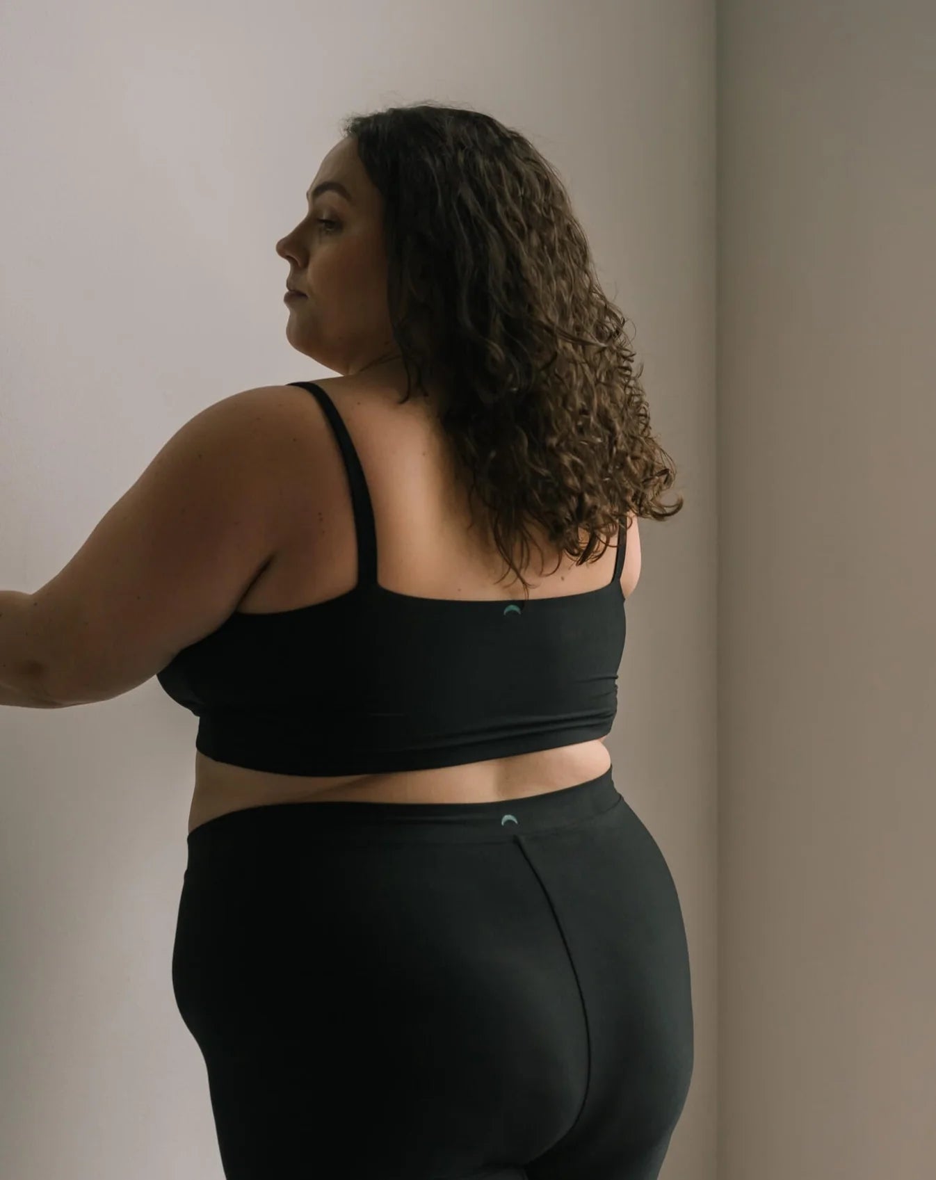 Tata Crop Cami - Black