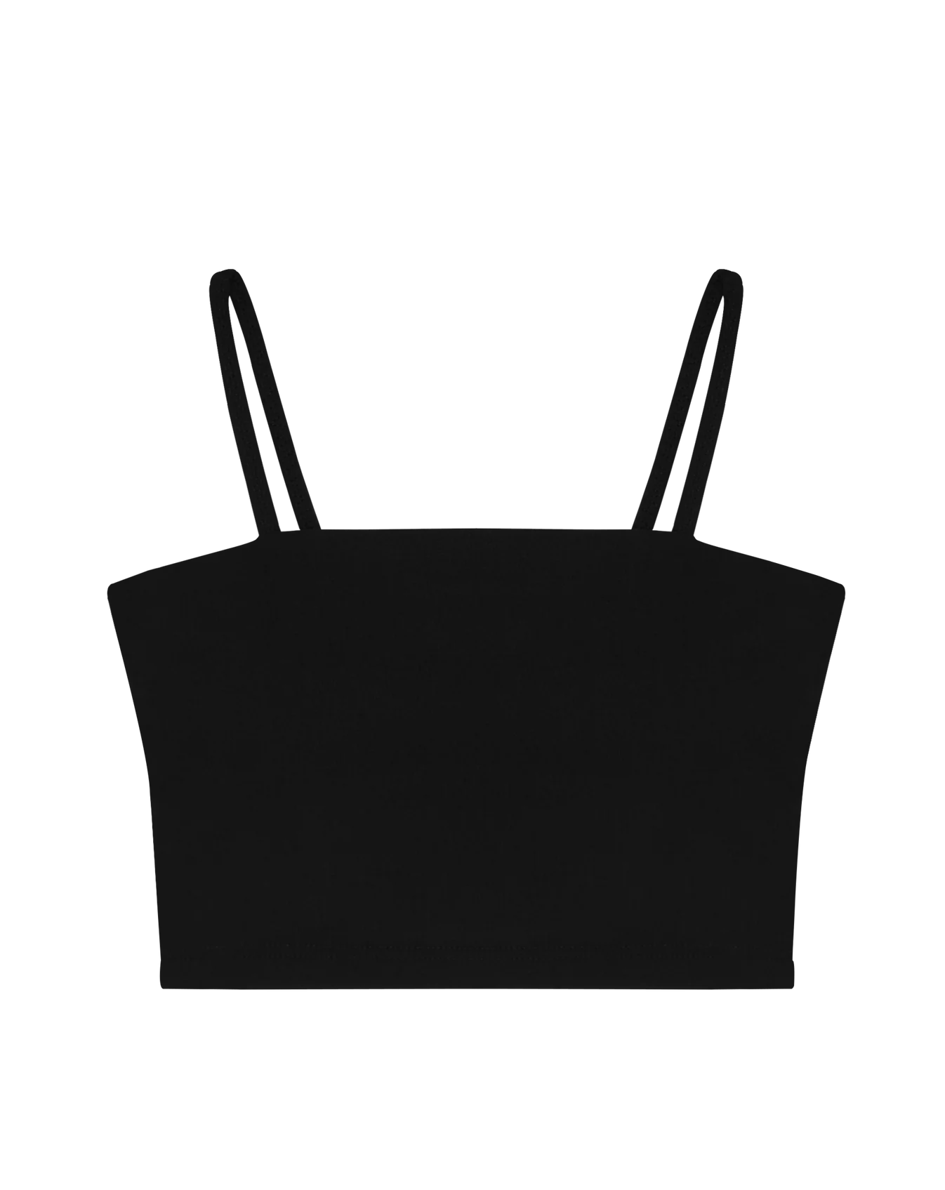 Tata Crop Cami - Black