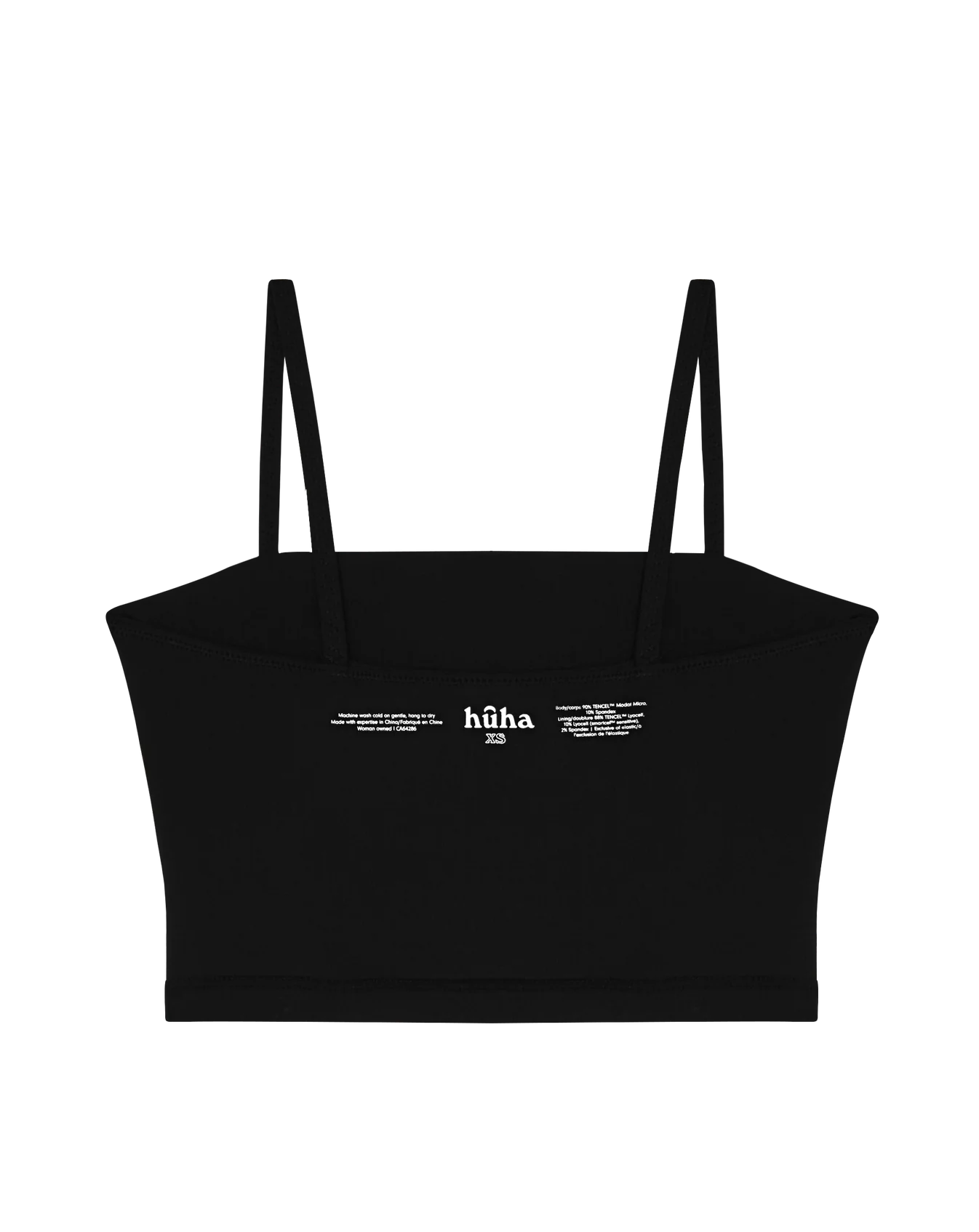 Tata Crop Cami - Black