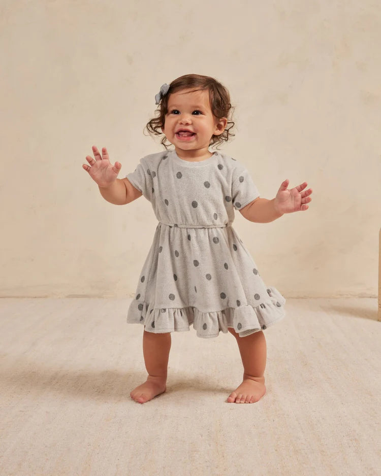 Terry Dress - Polka Dot