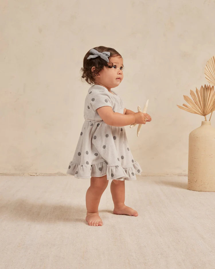 Terry Dress - Polka Dot