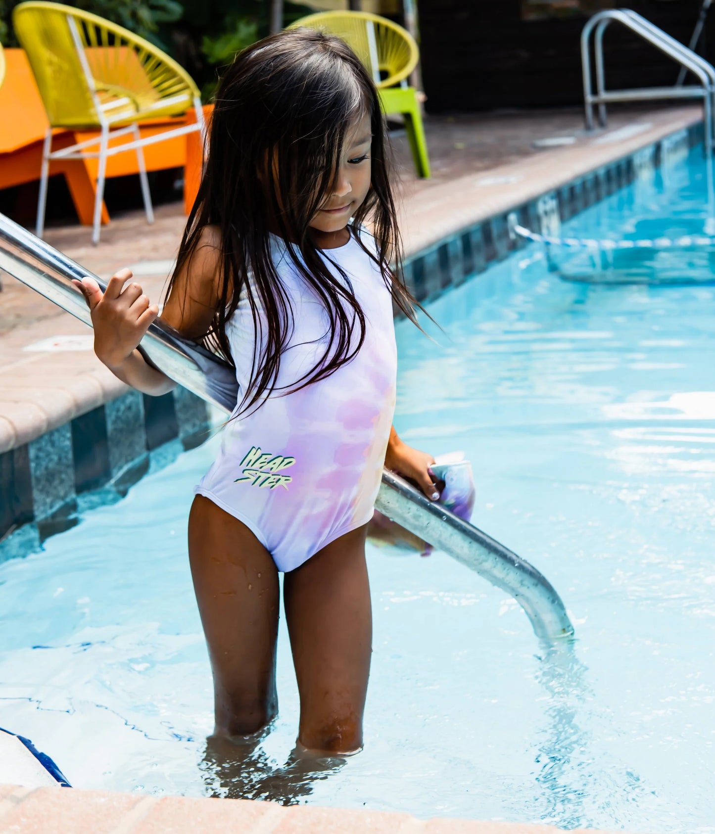 Tie dye One Piece swimsuit - Pink