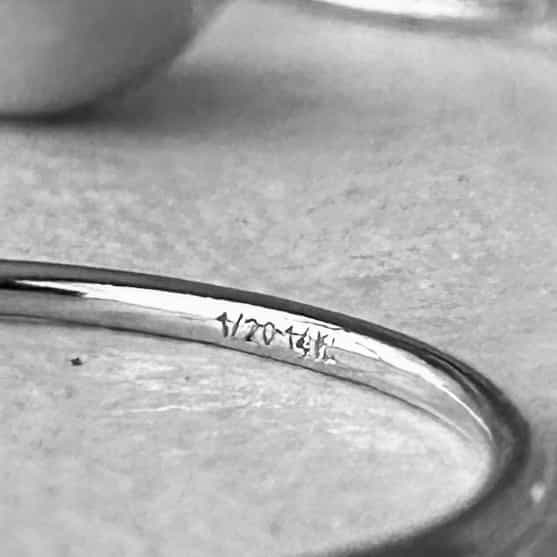 Total Eclipse of the Heart Tiny Heart Ring in 14K Gold Fill