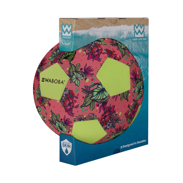 Tropical Beach Soccer Ball - Coral Floral