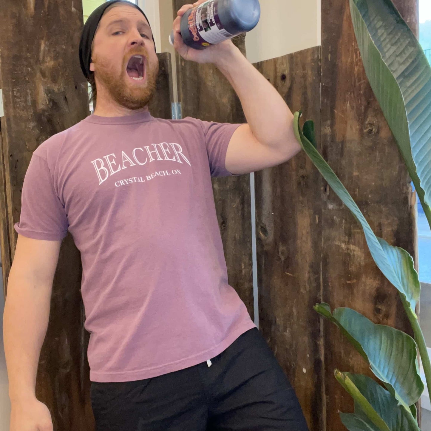 Vintage Beacher Throwback Tee - Loganberry