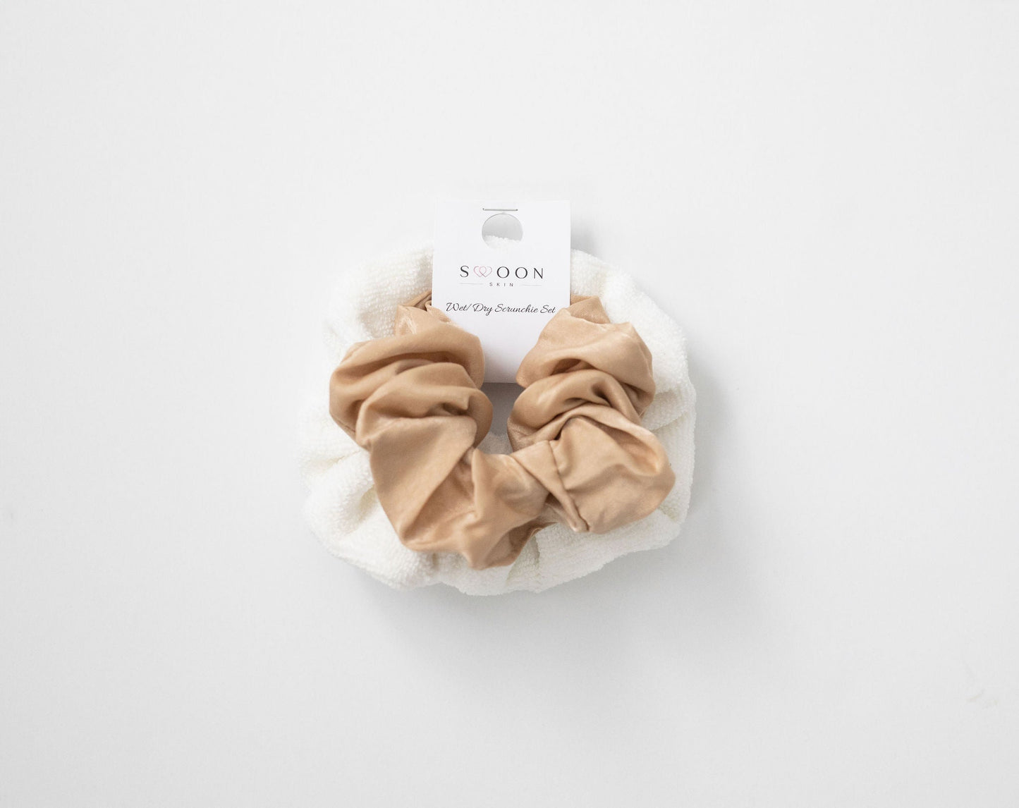 Wet/Dry Scrunchie Set - Nude