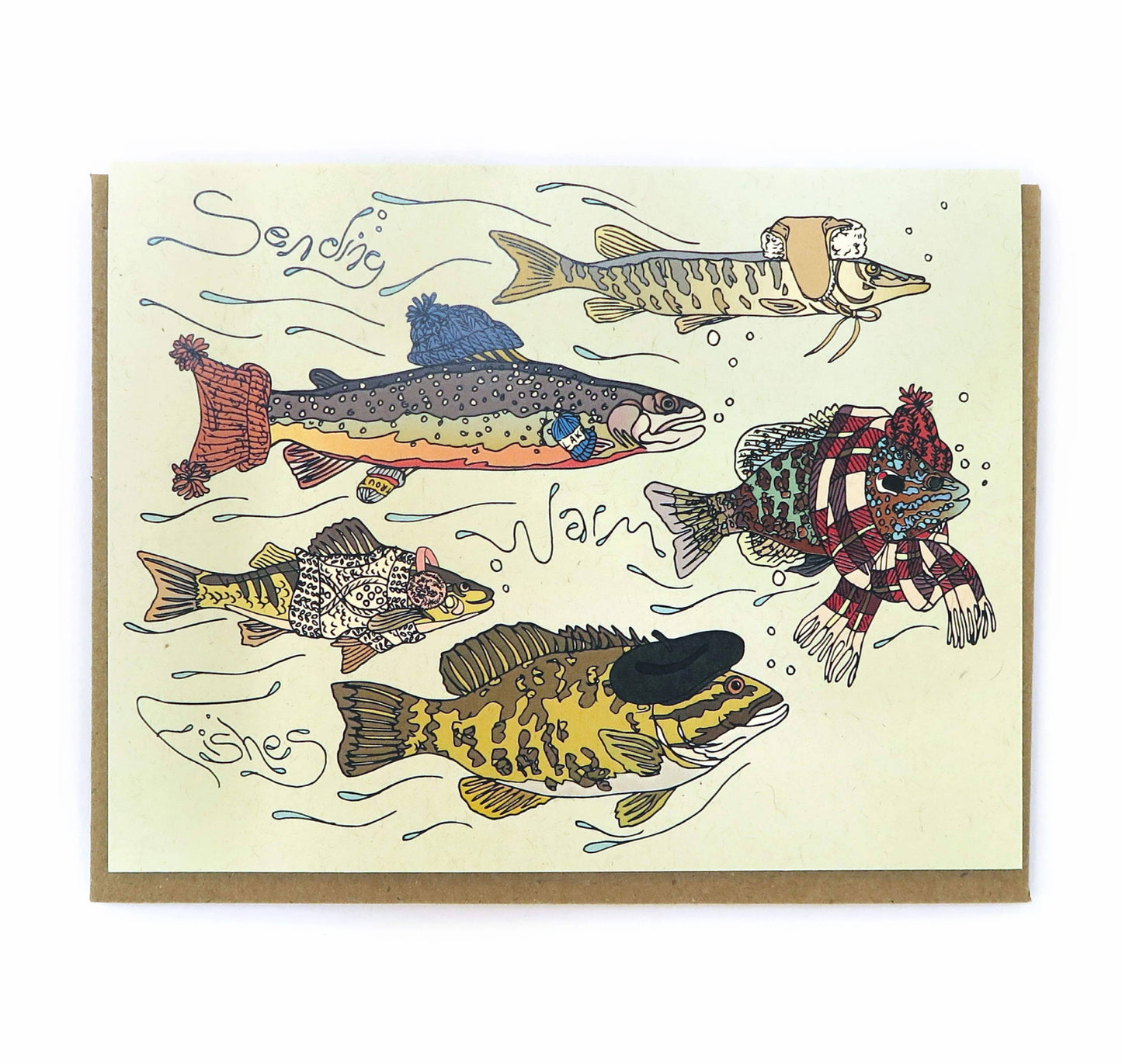 Warm Fishes Holiday Card