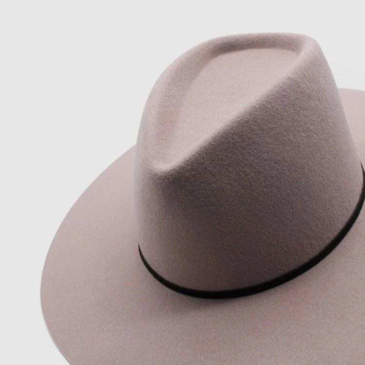Jumbuck - Crown Fedora - Rose Dust