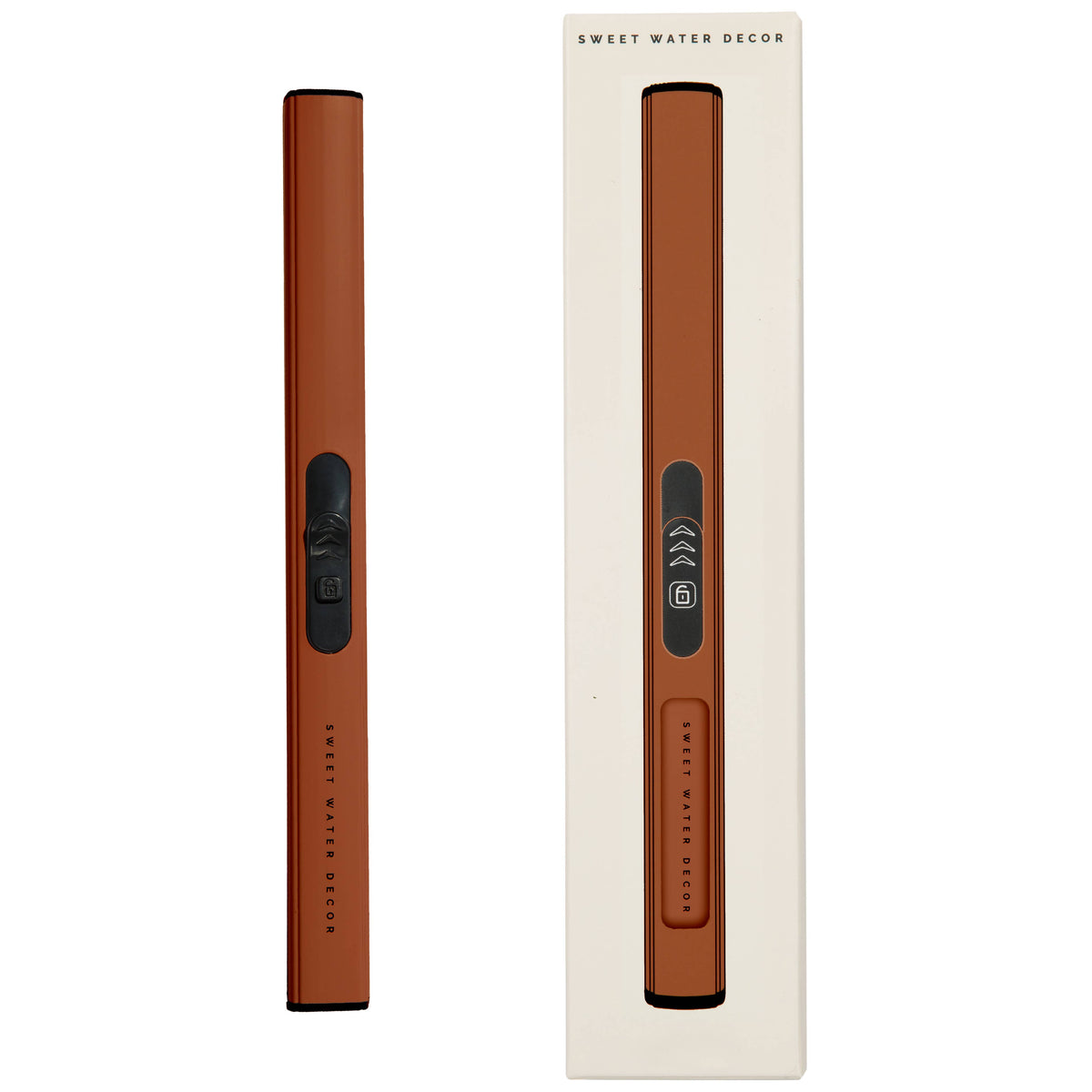 Rechargeable Electric Lighter - Burnt Orange
