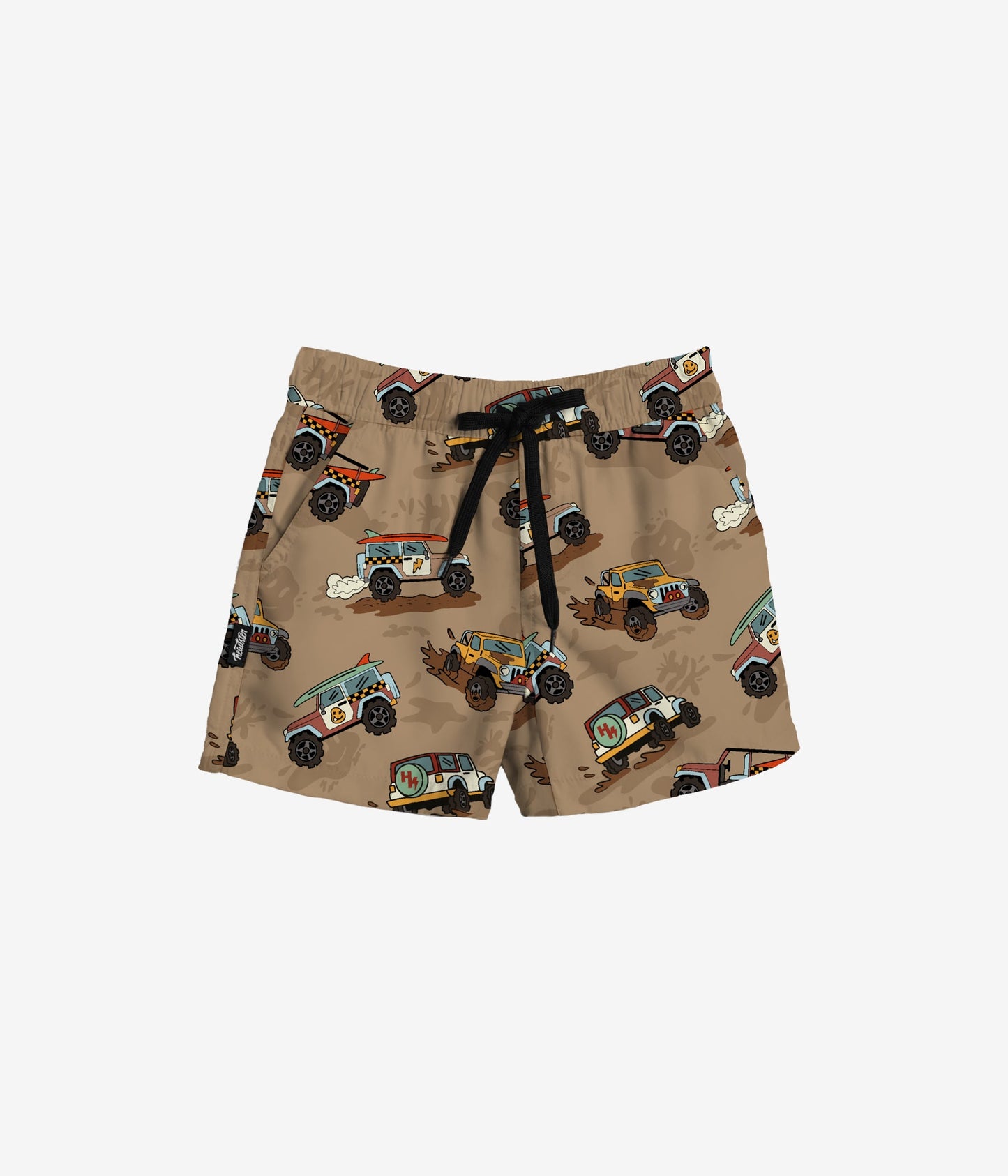 All Terrain Fun 4-Way Stretch Boardshort - Beige Sand
