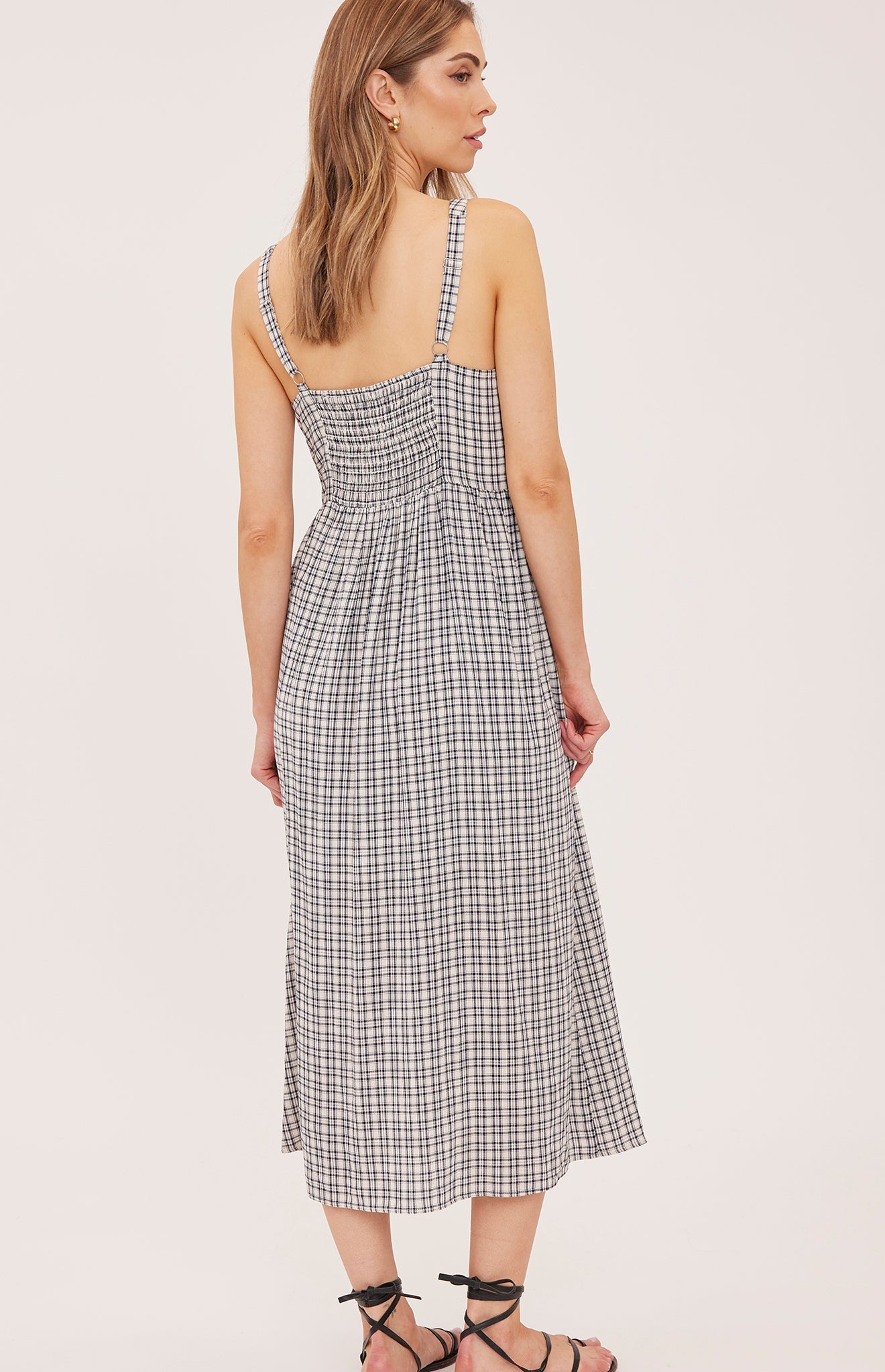 Astoria Dress - Cream Check