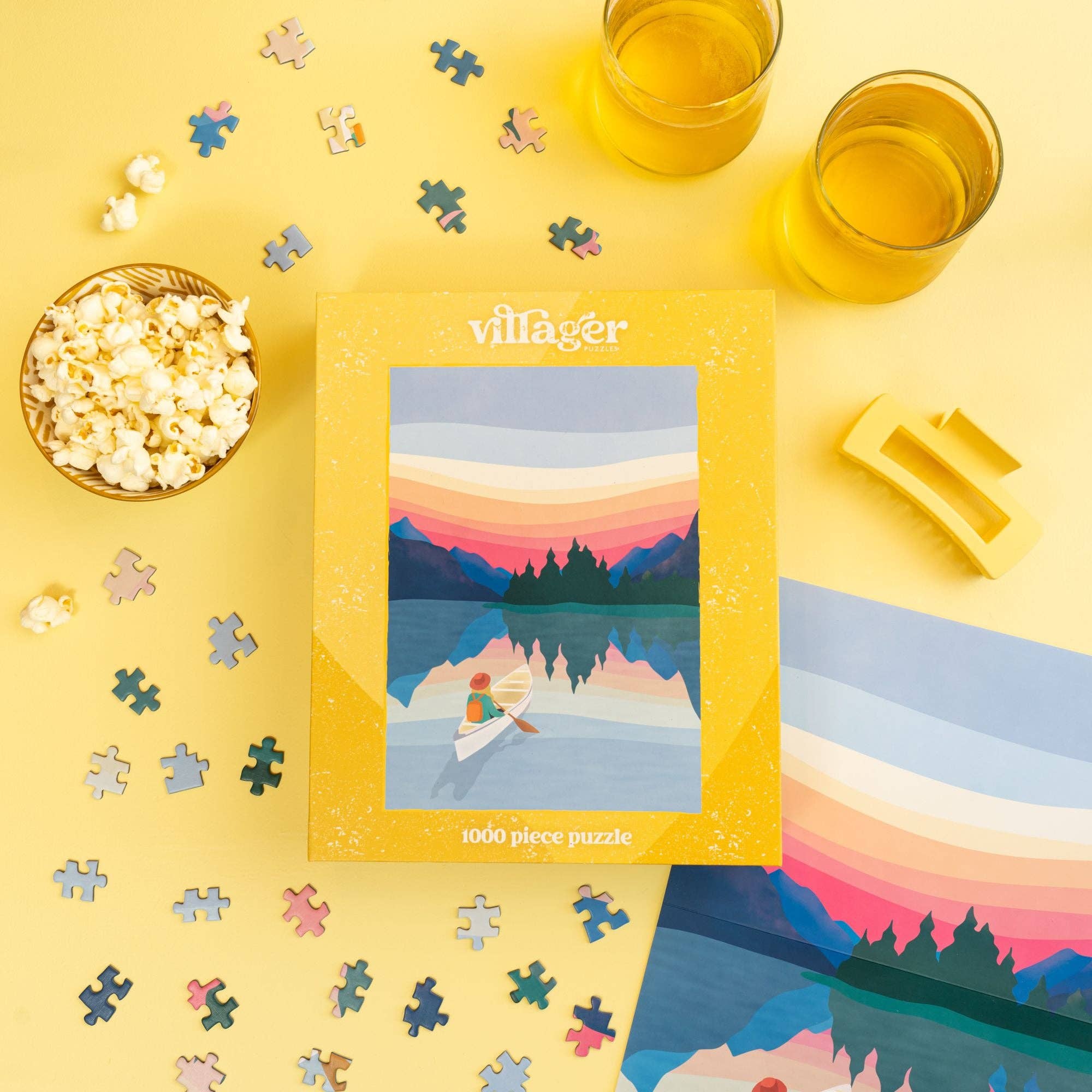 Sunrise Paddle 1000-Piece Puzzle | Designed in QC Canada – Planks