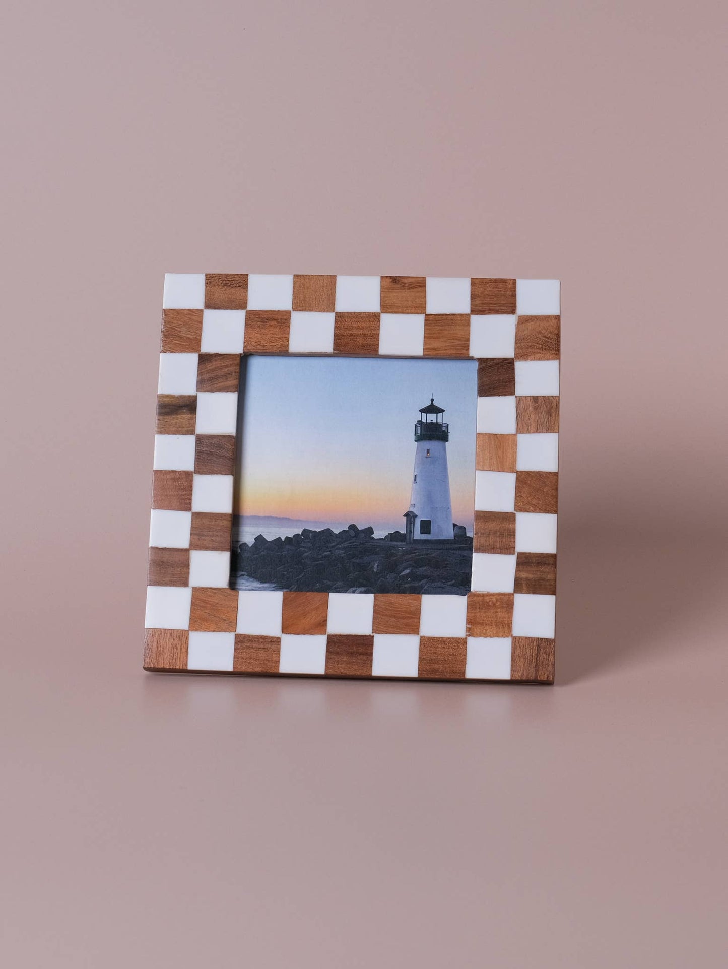 Checkered Photo Frame 5"x5"
