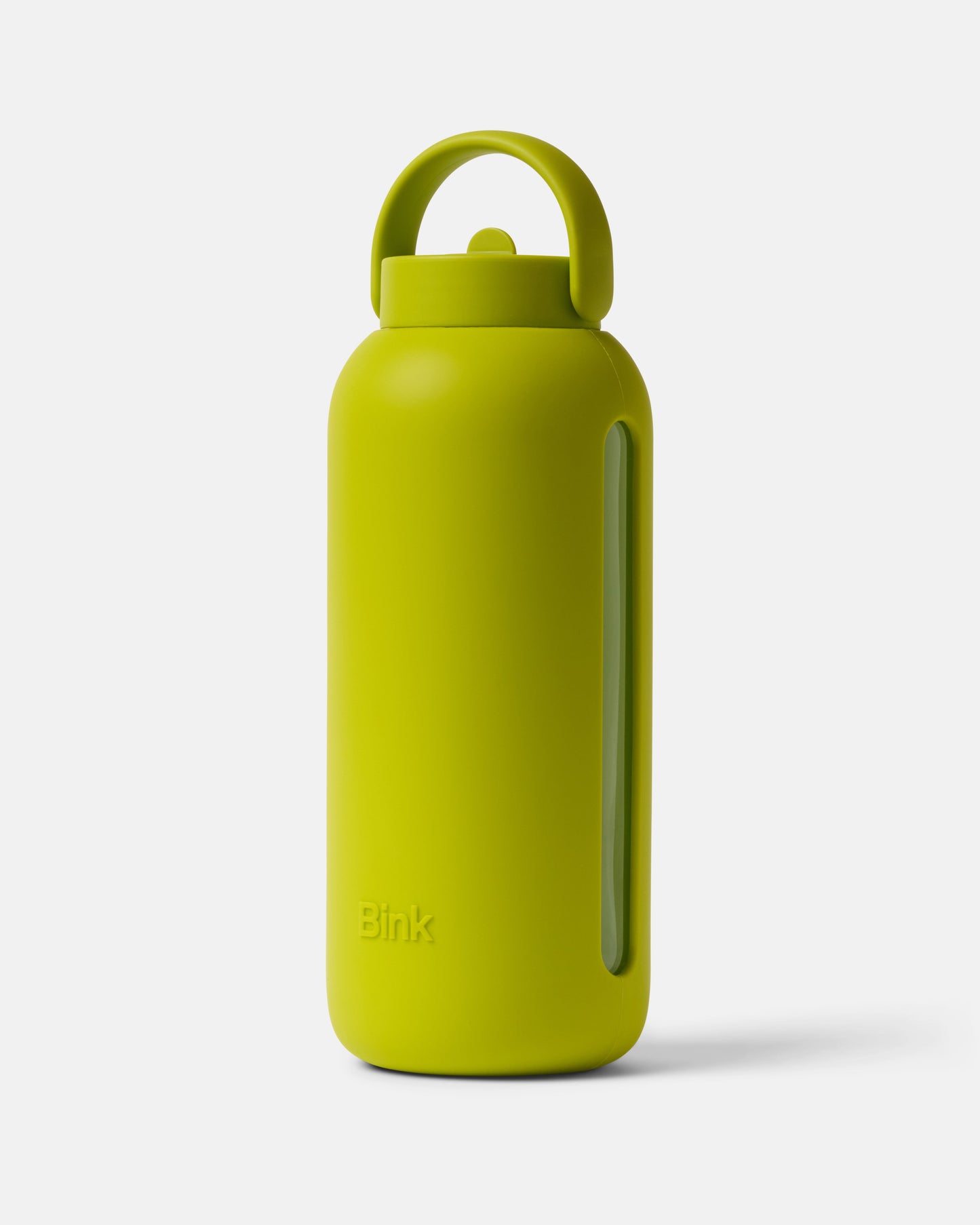 Big Bottle 36oz Glass Water Bottle - Chartreuse