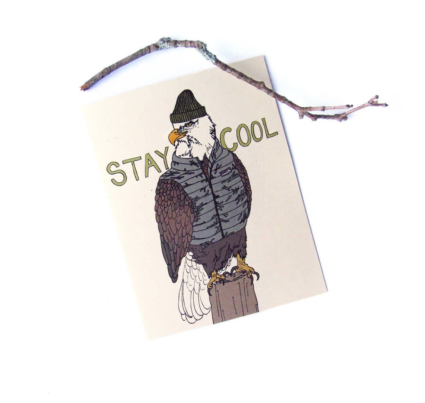 Stay Cool Eagle Card