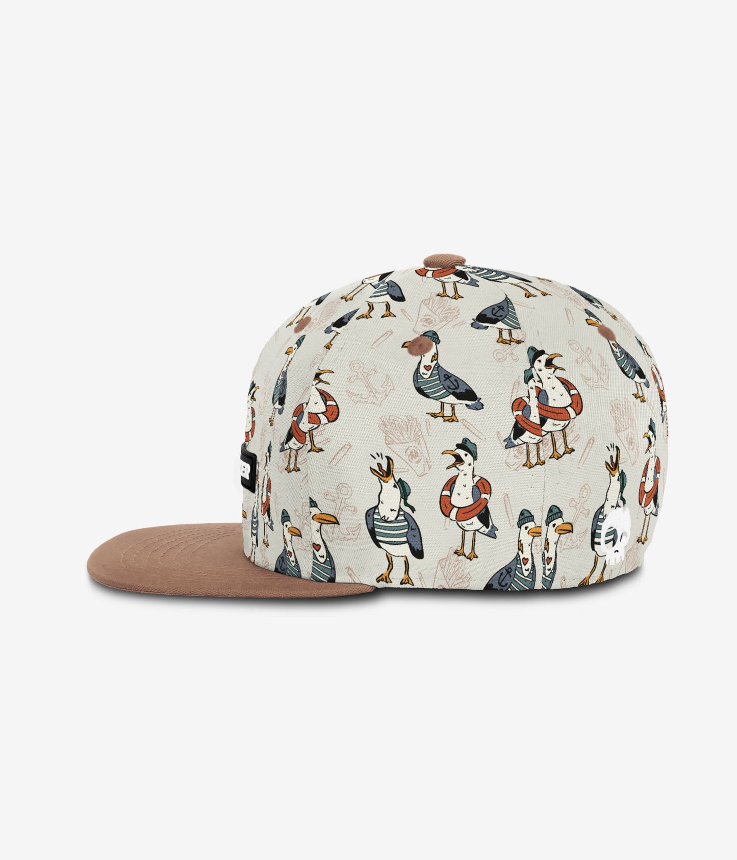Captain Seagull Snapback - White Sand
