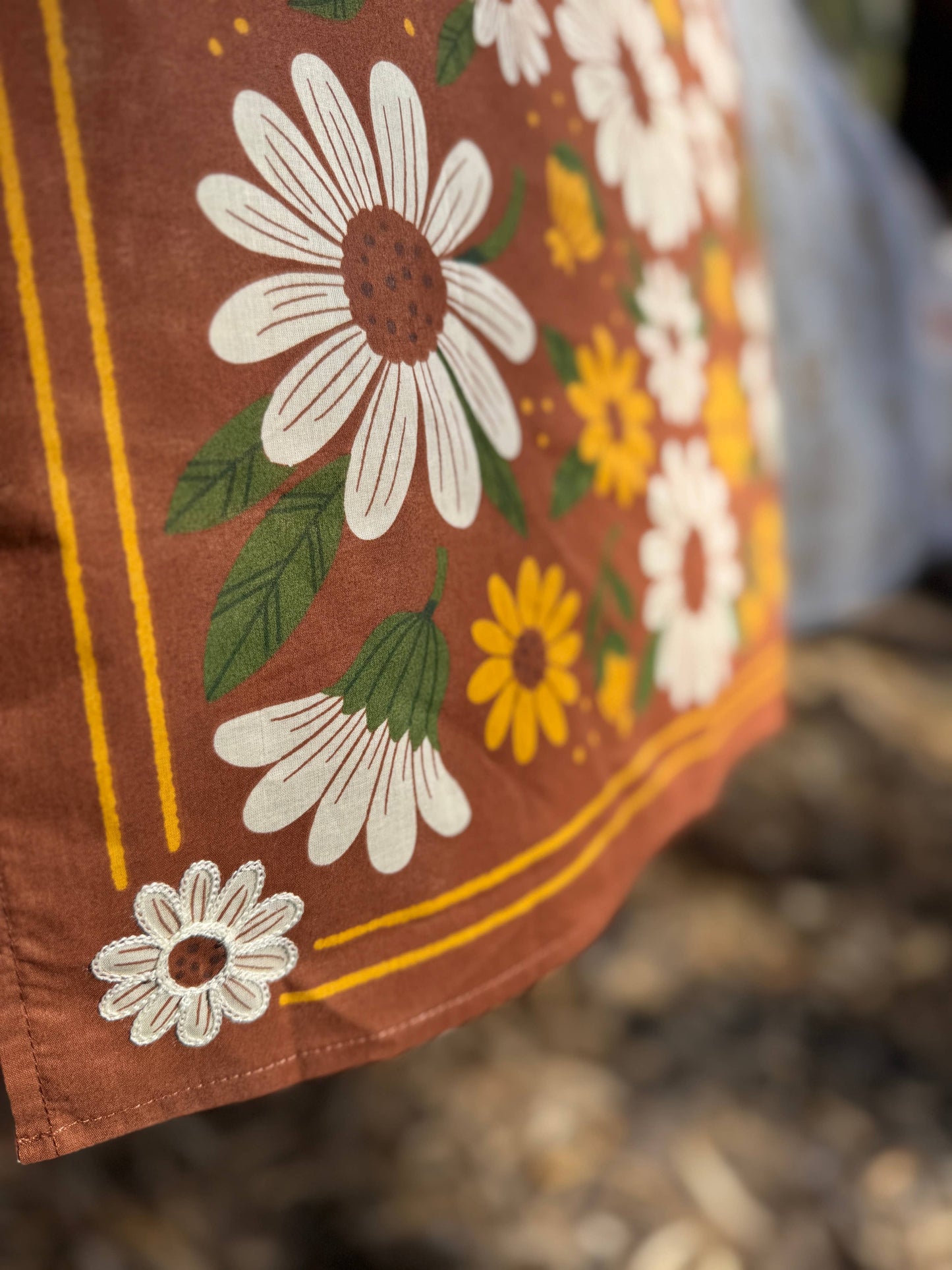 The Miller Bandana ( wild rag, embroidered bandana, western