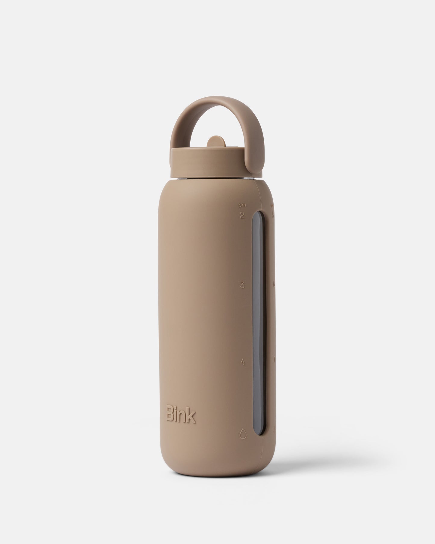 Day Bottle 21oz Glass Water Bottle - Mocha